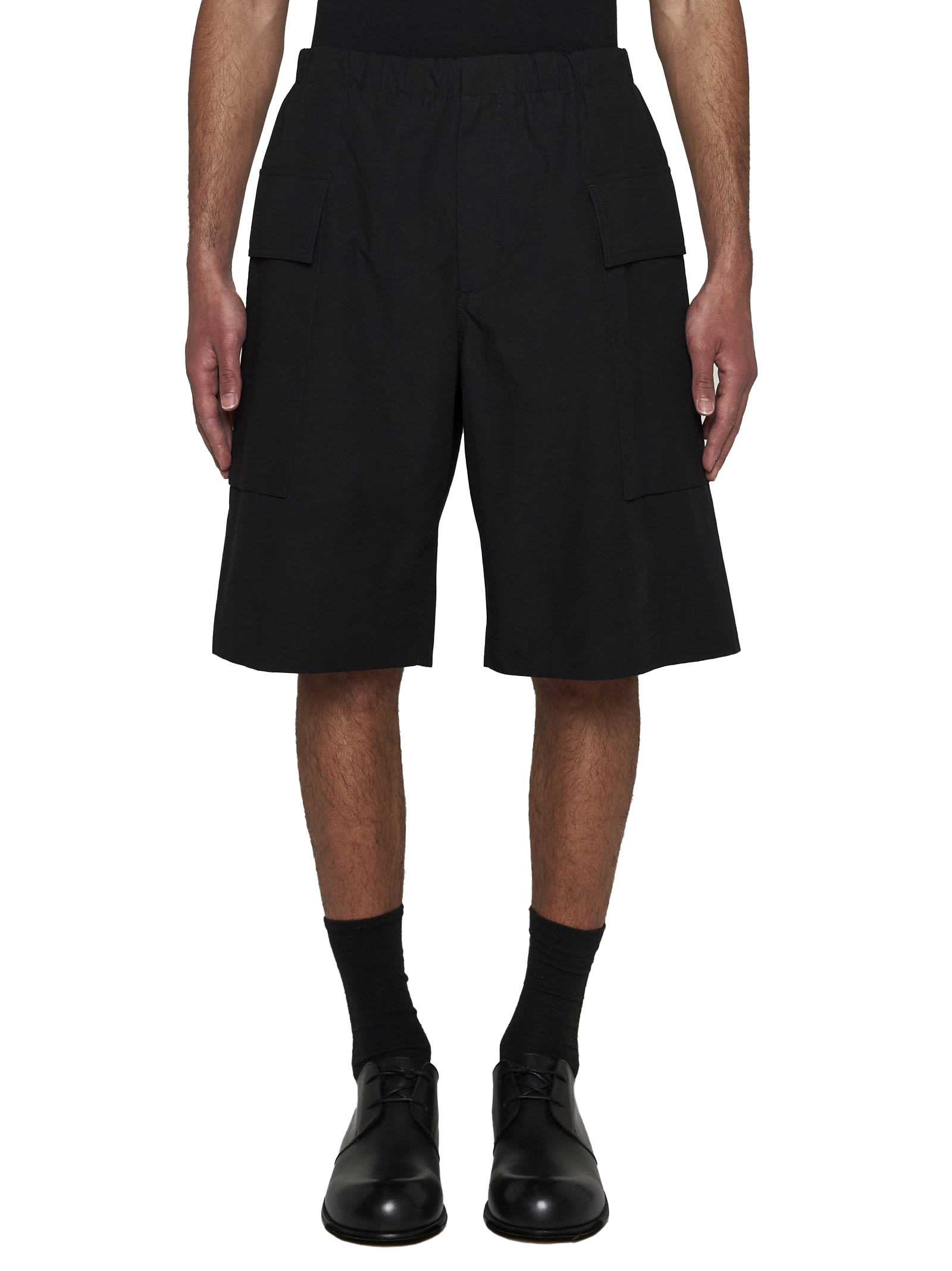 Shop Jil Sander Shorts In Black