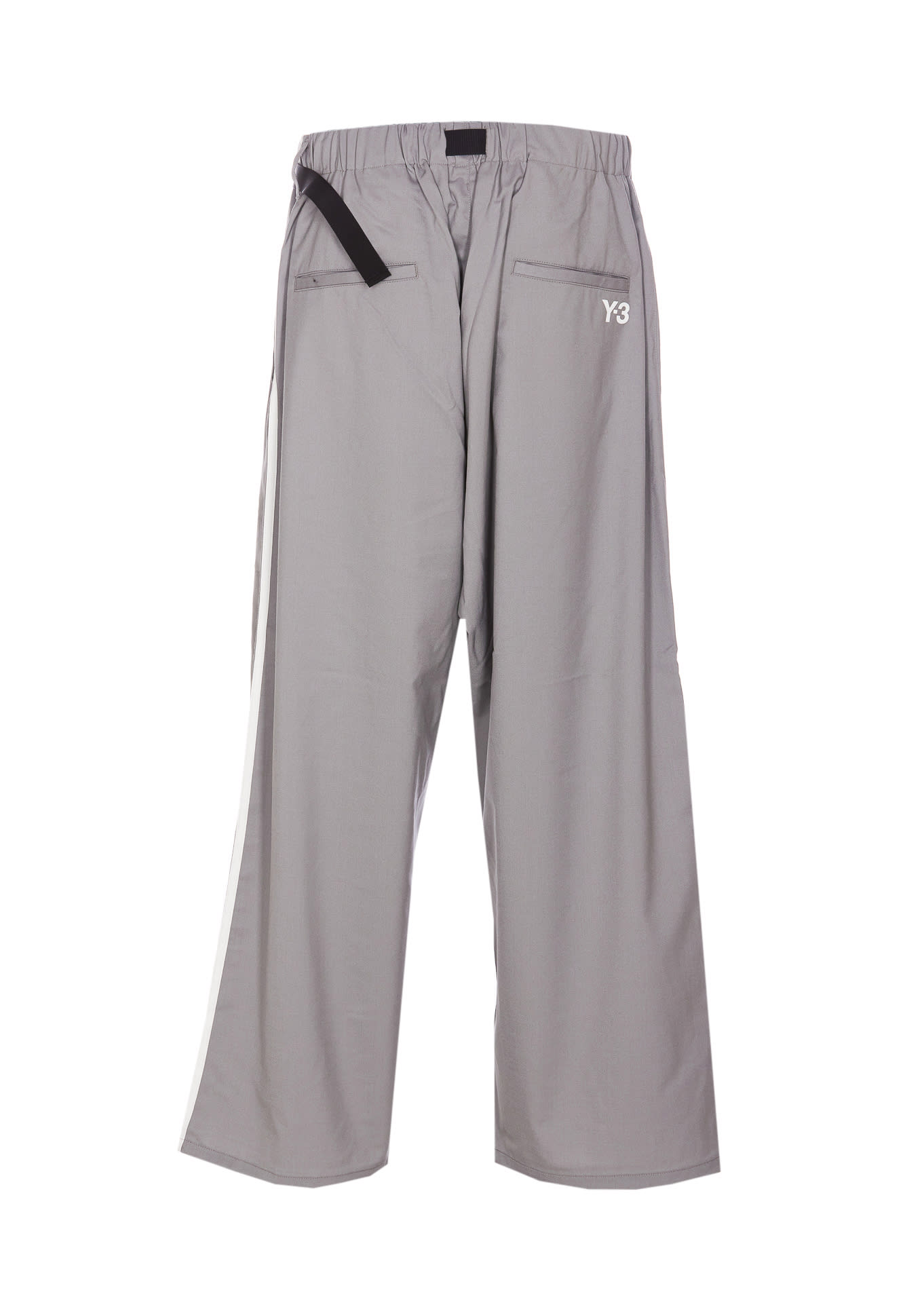 Shop Y-3 Ref Wo Pants In Grey