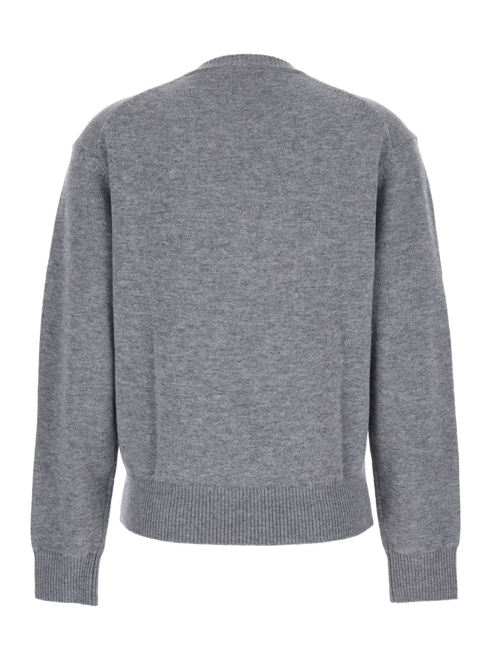 Dunst Unisex Cashmere V-neck Sweater In Gray