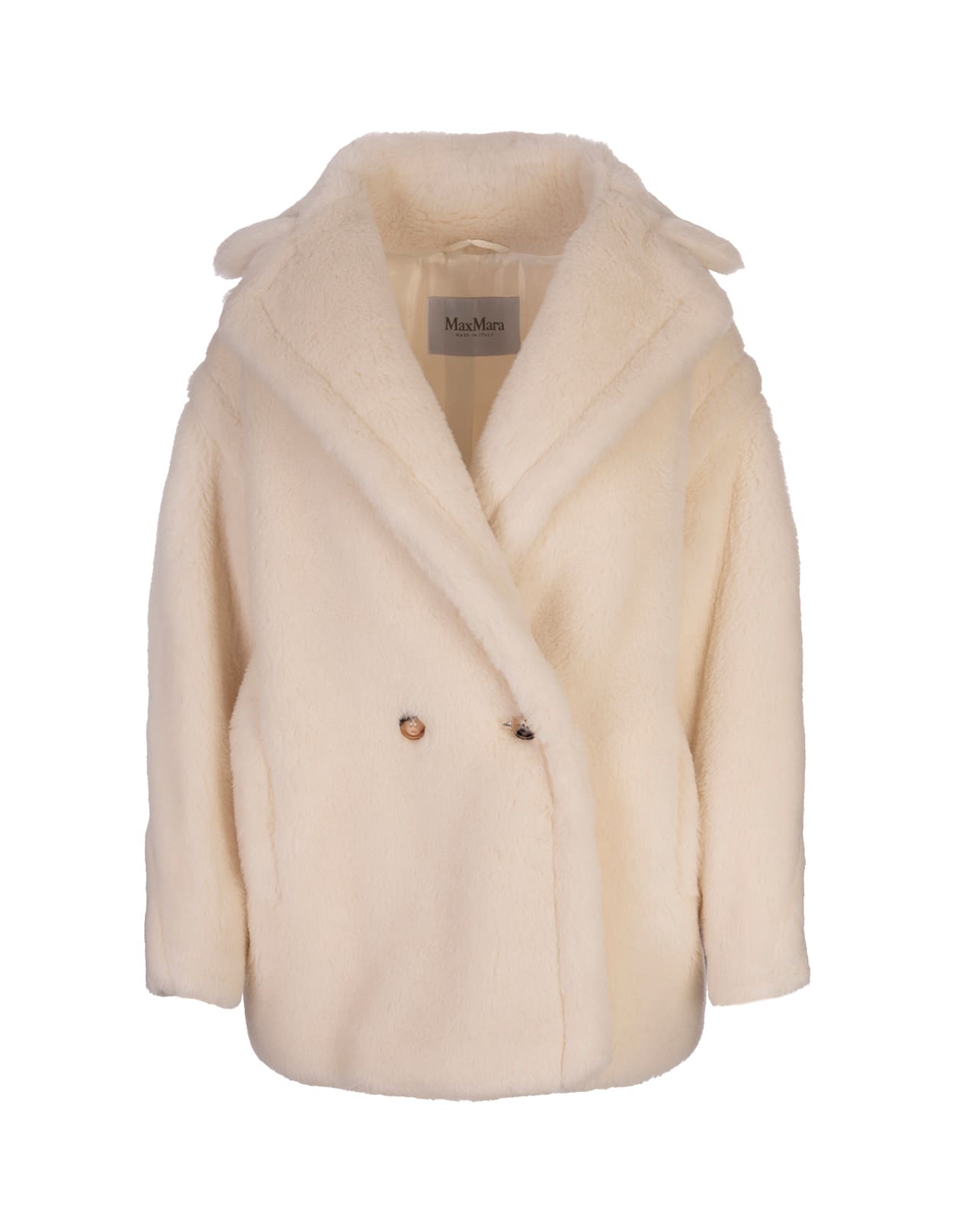 Shop Max Mara White Olga Coat