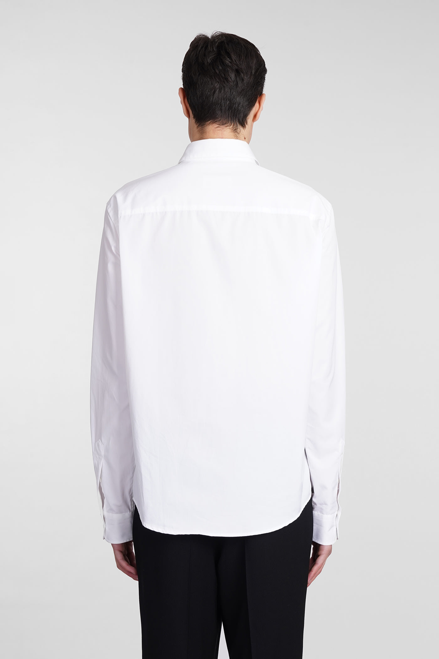 Shop Ami Alexandre Mattiussi Shirt In White Cotton