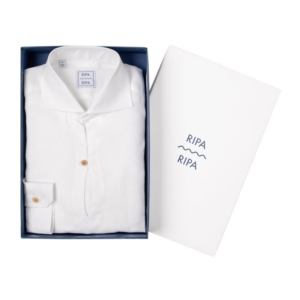 Shop Ripa Ripa Capri Bianca Shirt In White