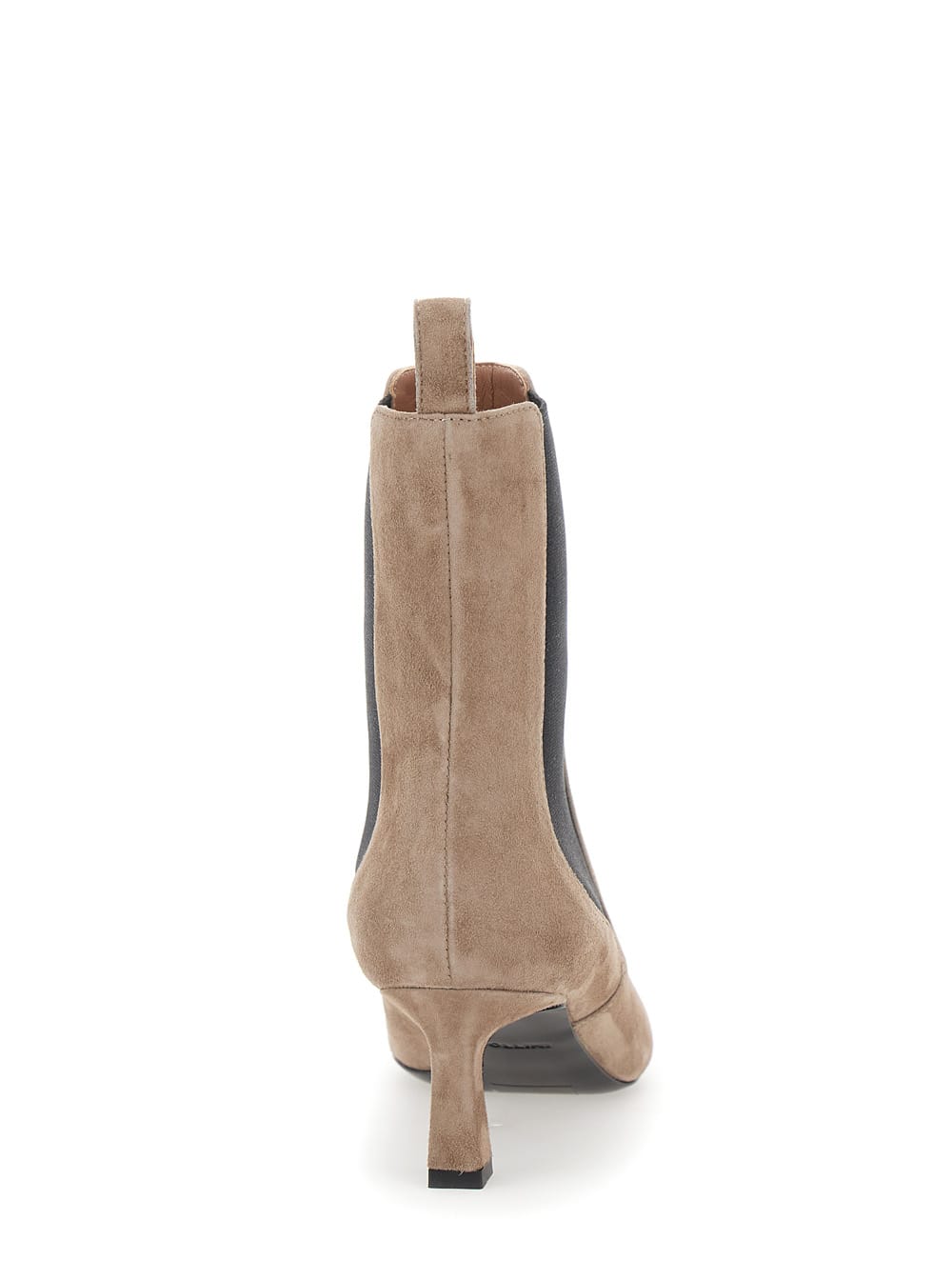 Shop Pollini Scarponcino Donna Camoscio In Beige