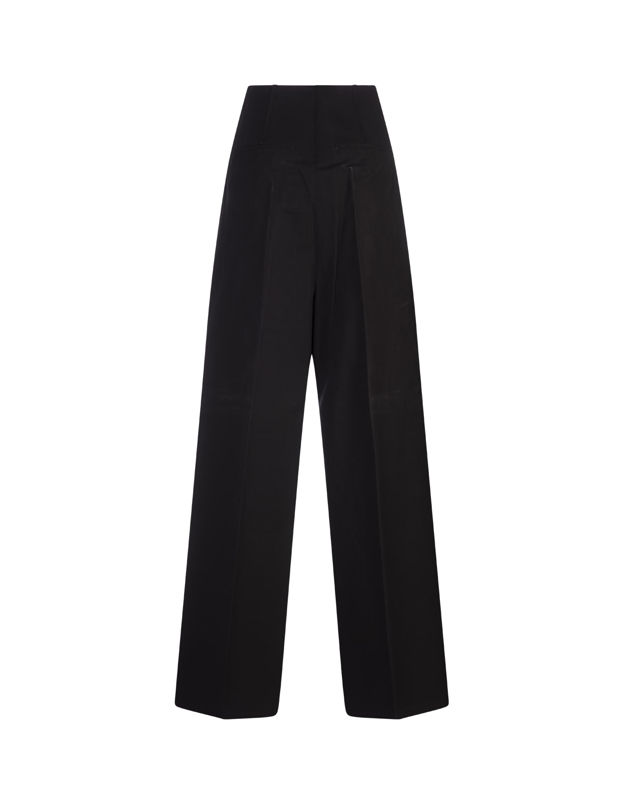 Shop Sportmax Black Crassotrousers