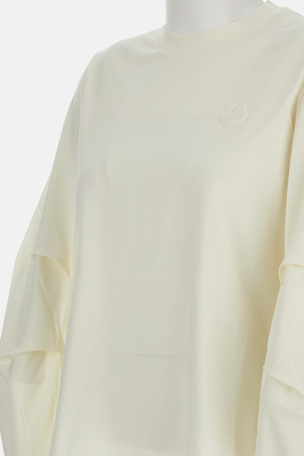 Moncler Long-sleeved Womens T-shirt In White