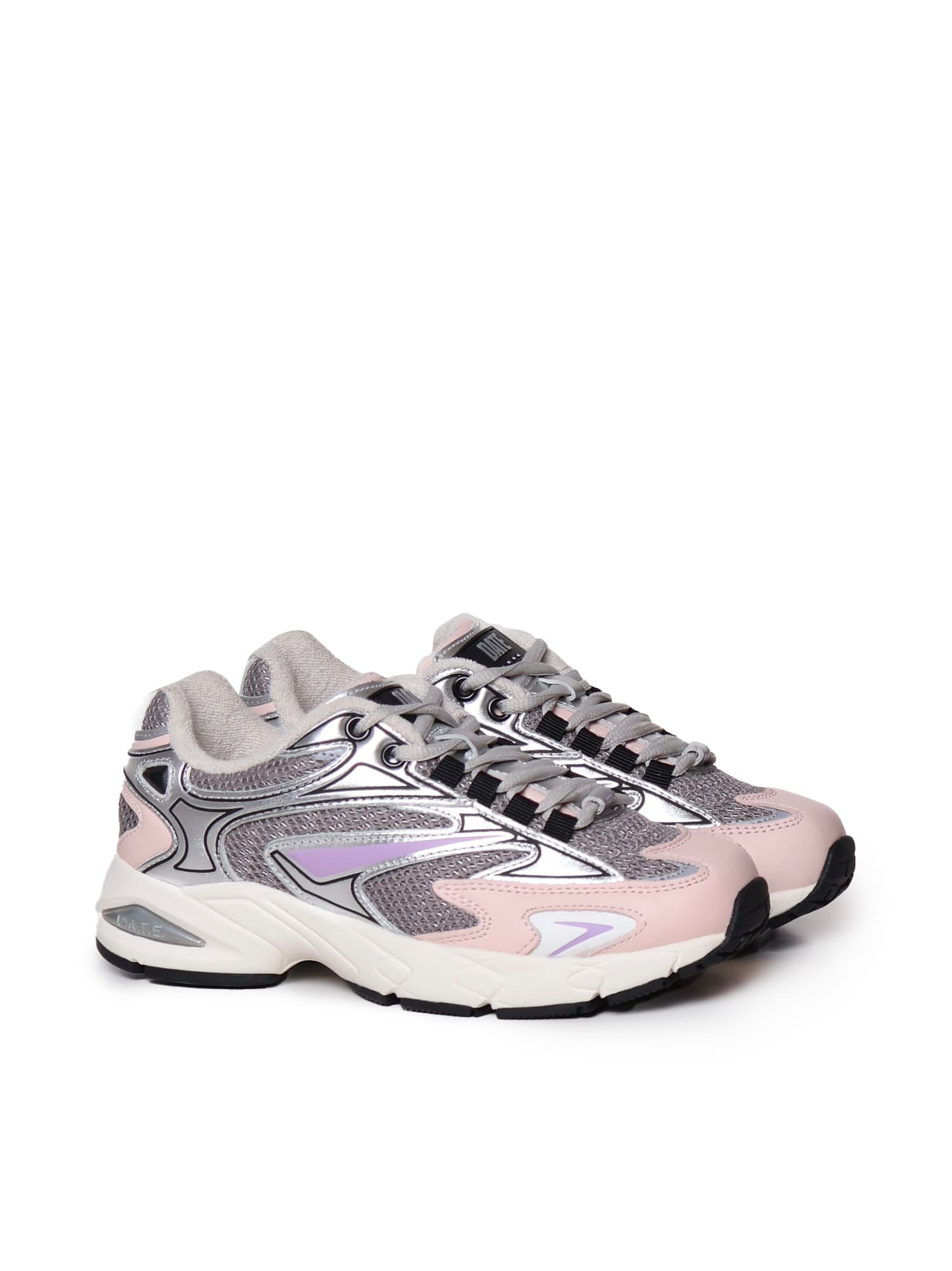 Shop Date Sneakers Sn23 Stellar In Grey, Lilac, Pink