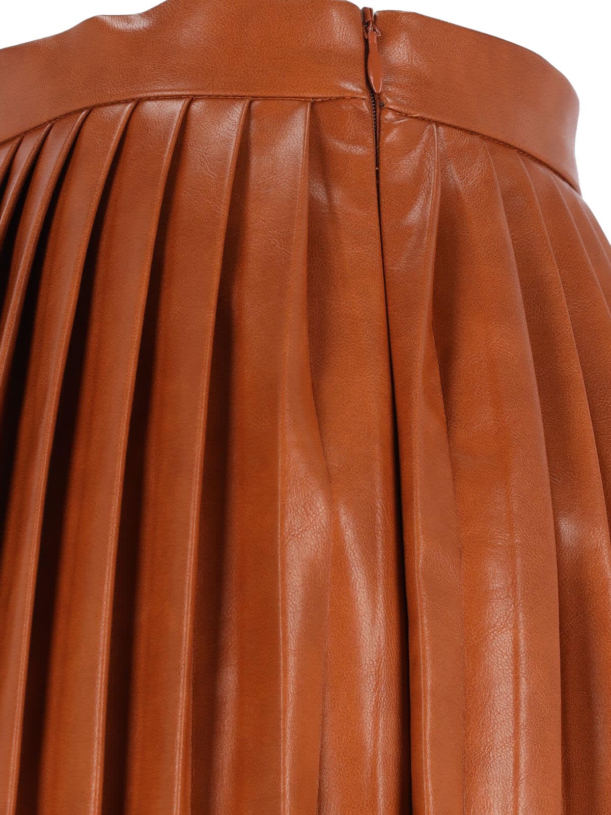 Mm6 Maison Margiela High Waist Pleated Midi Skirt