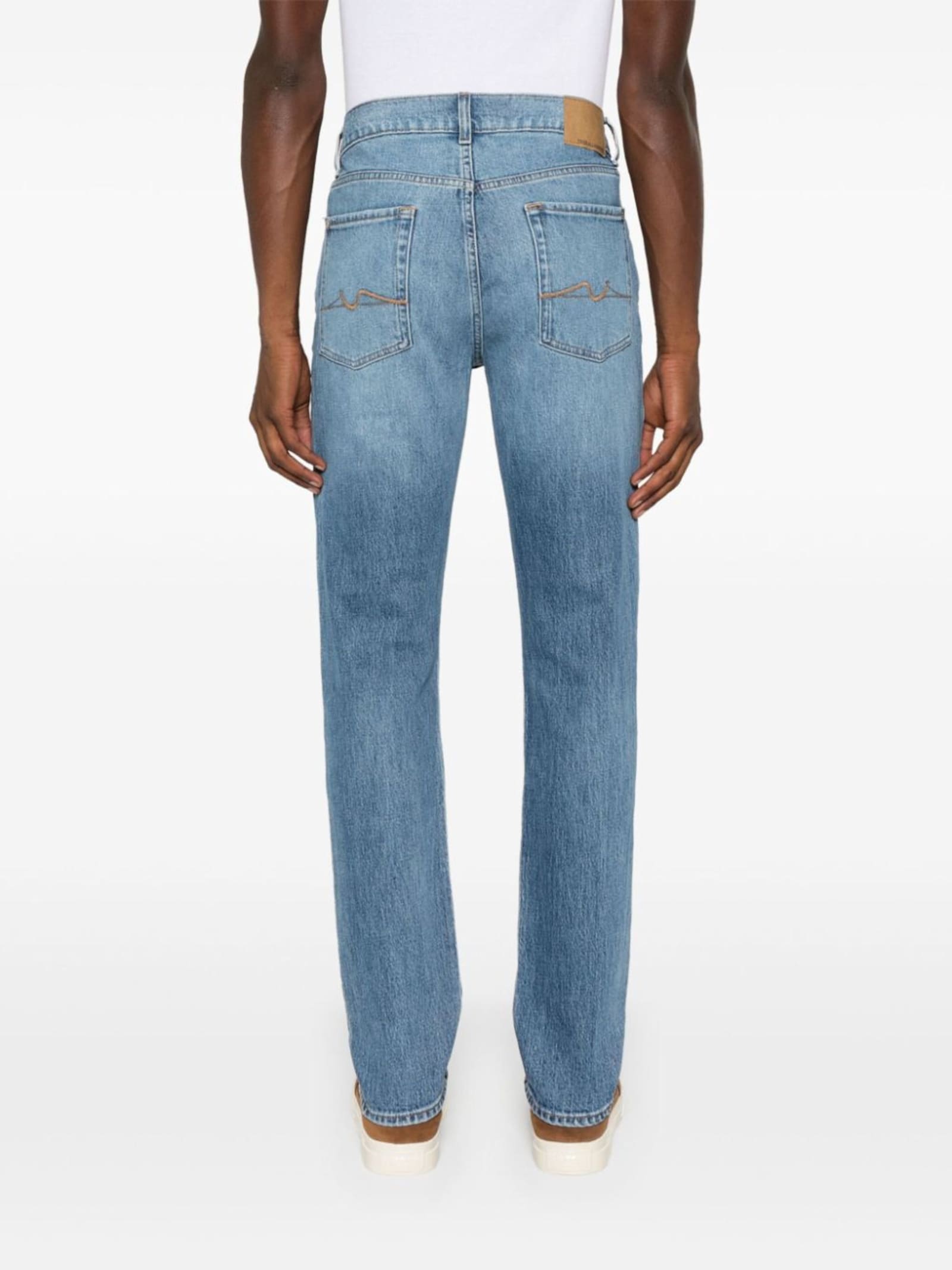 Shop 7 For All Mankind Slimmy In Light Blue