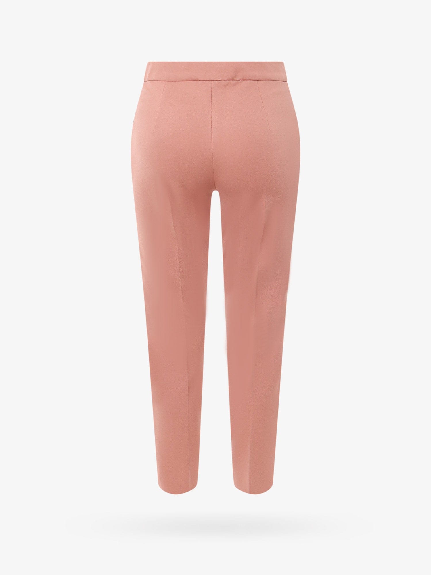 Max Mara Plain Jersey Casual Pants In Pink