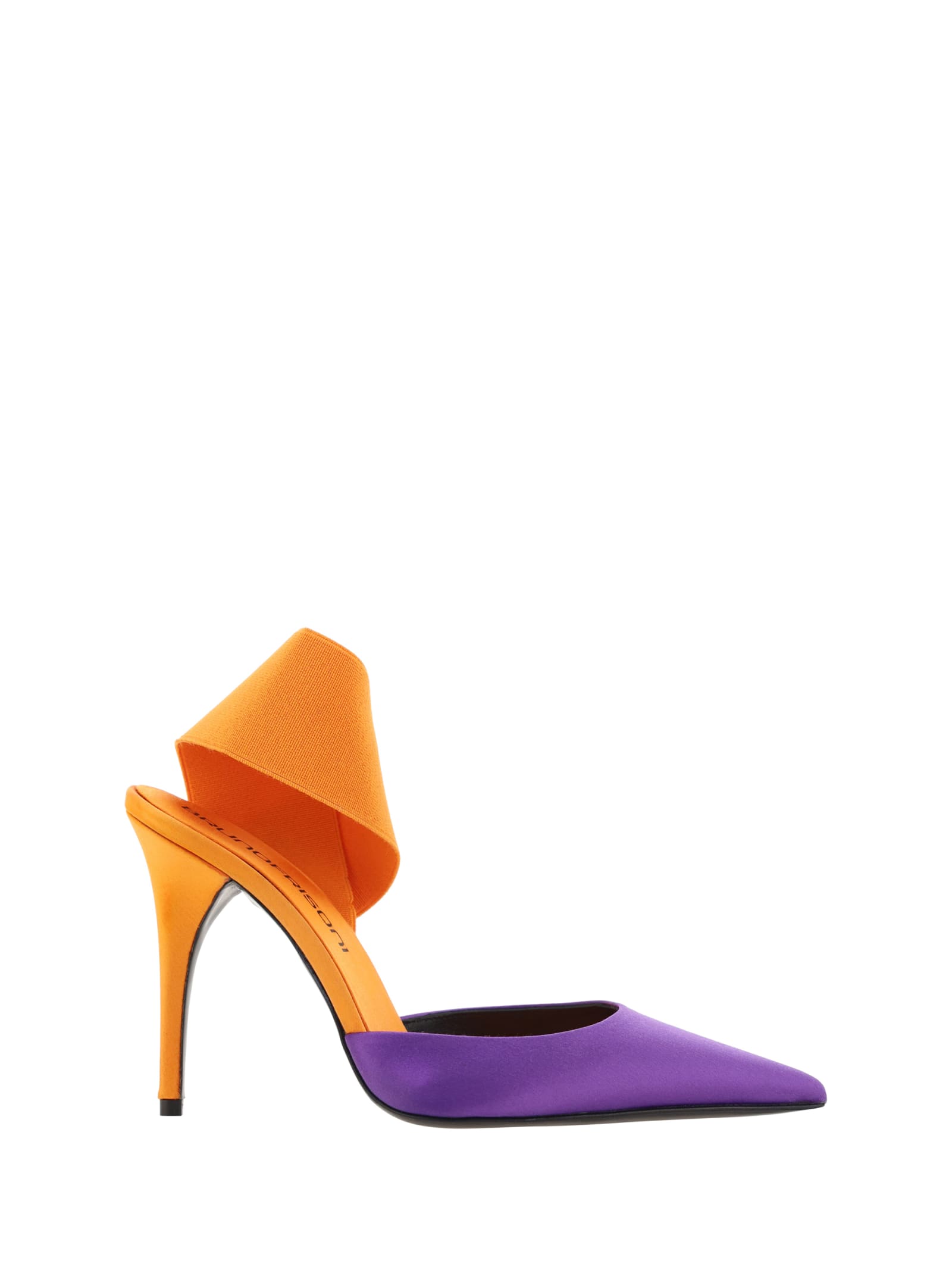 Shop Bruno Frisoni Nroll Pumps In Orange/purple