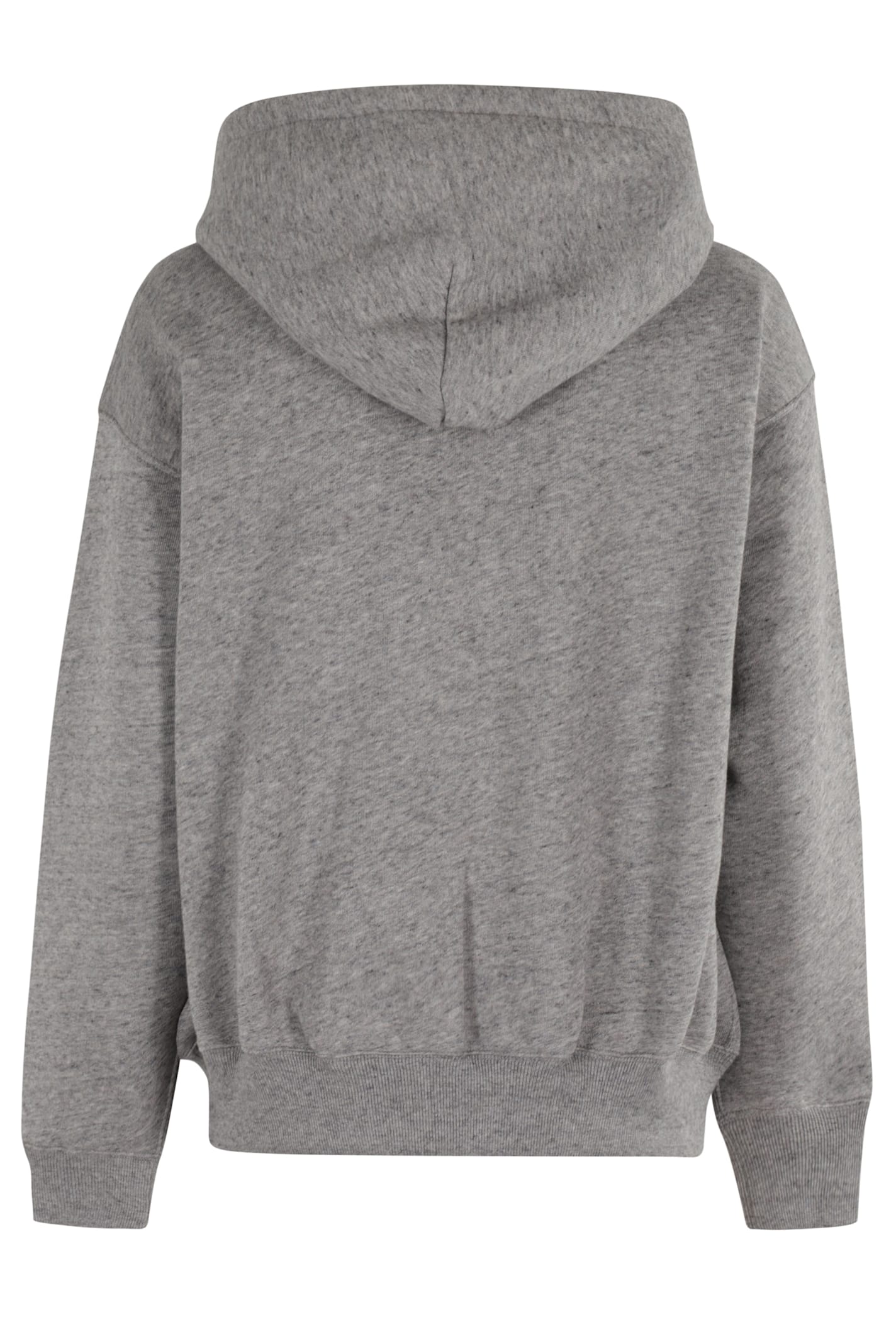 Polo Ralph Lauren Relaxed Fit Knit Sweatshirt With Playful Bear Graphic In Gray