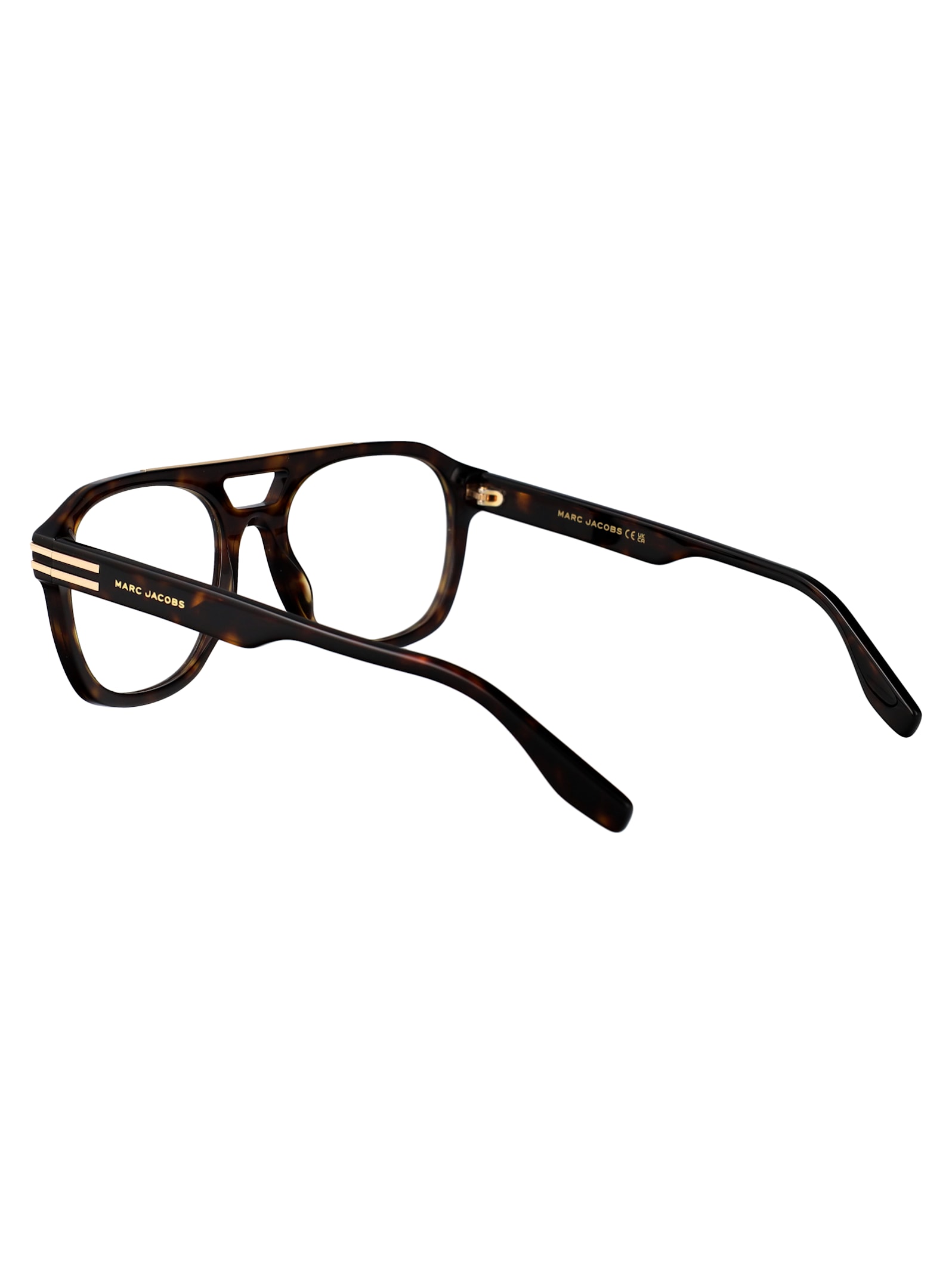 Marc Jacobs Geometric Flat Mirror In Brown