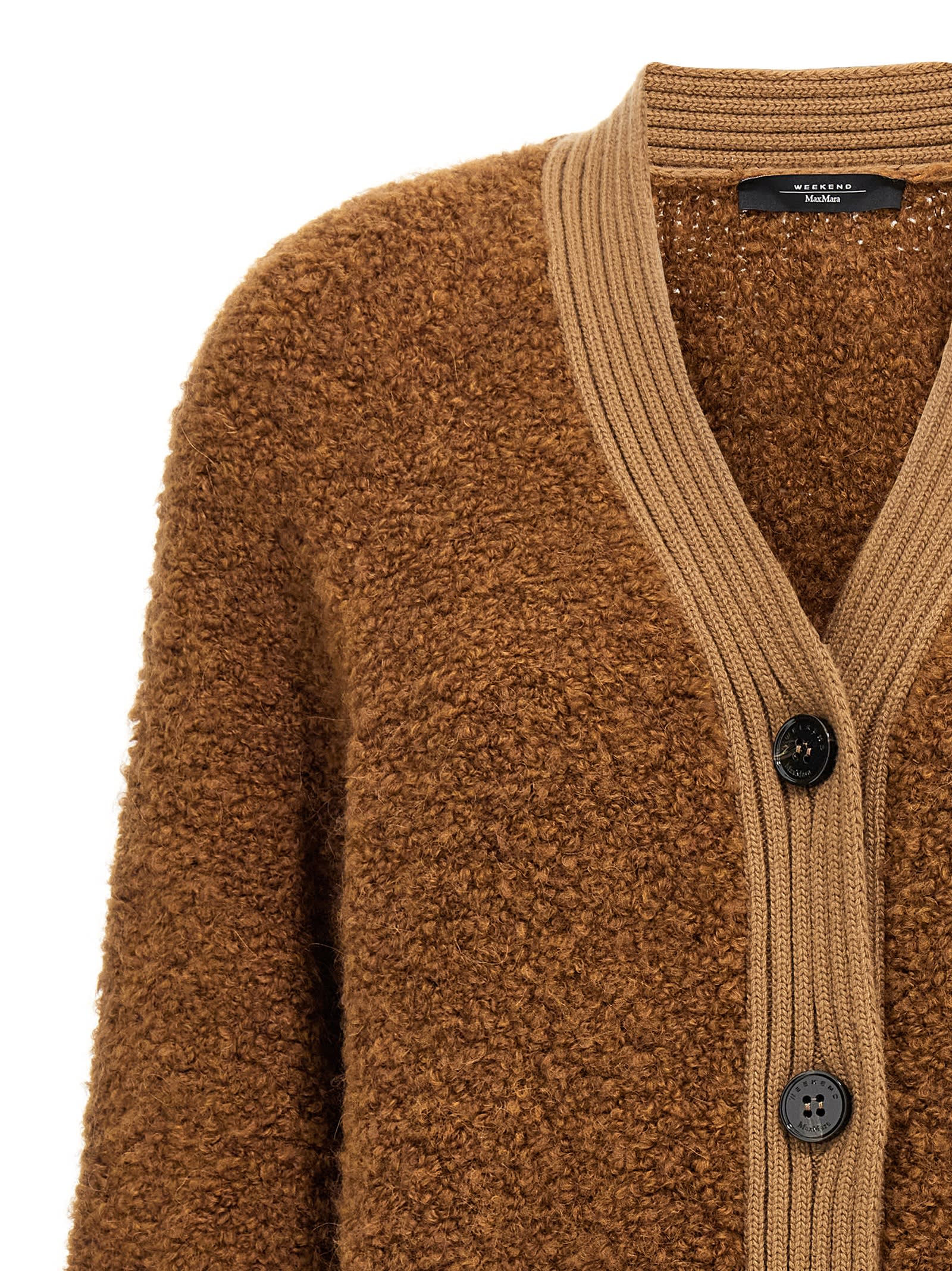 Weekend Max Mara Enfasi Cardigan In Disegno Ornamentale
