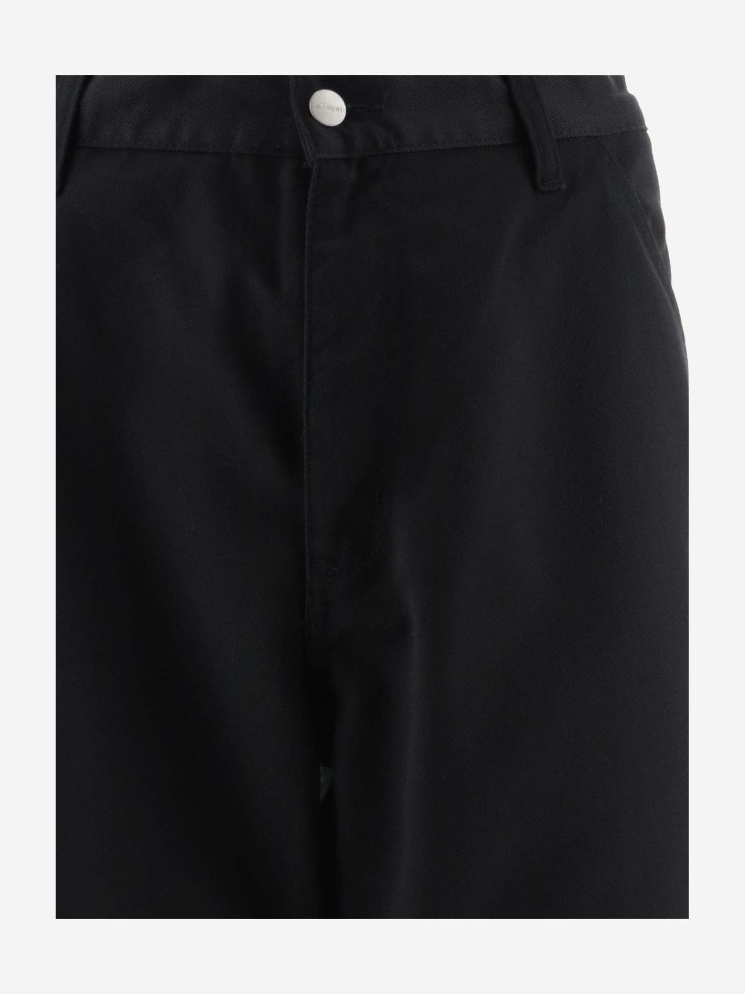 Shop Carhartt Cotton Blend Pants In Black