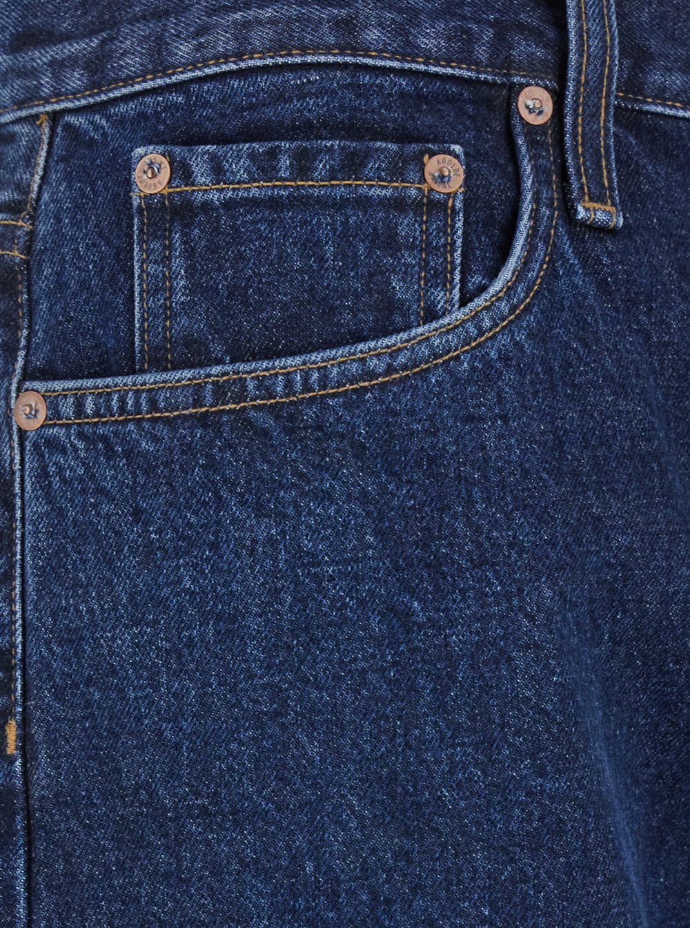 Shop Agolde Blue Five-pocket Jeans In Denim Man