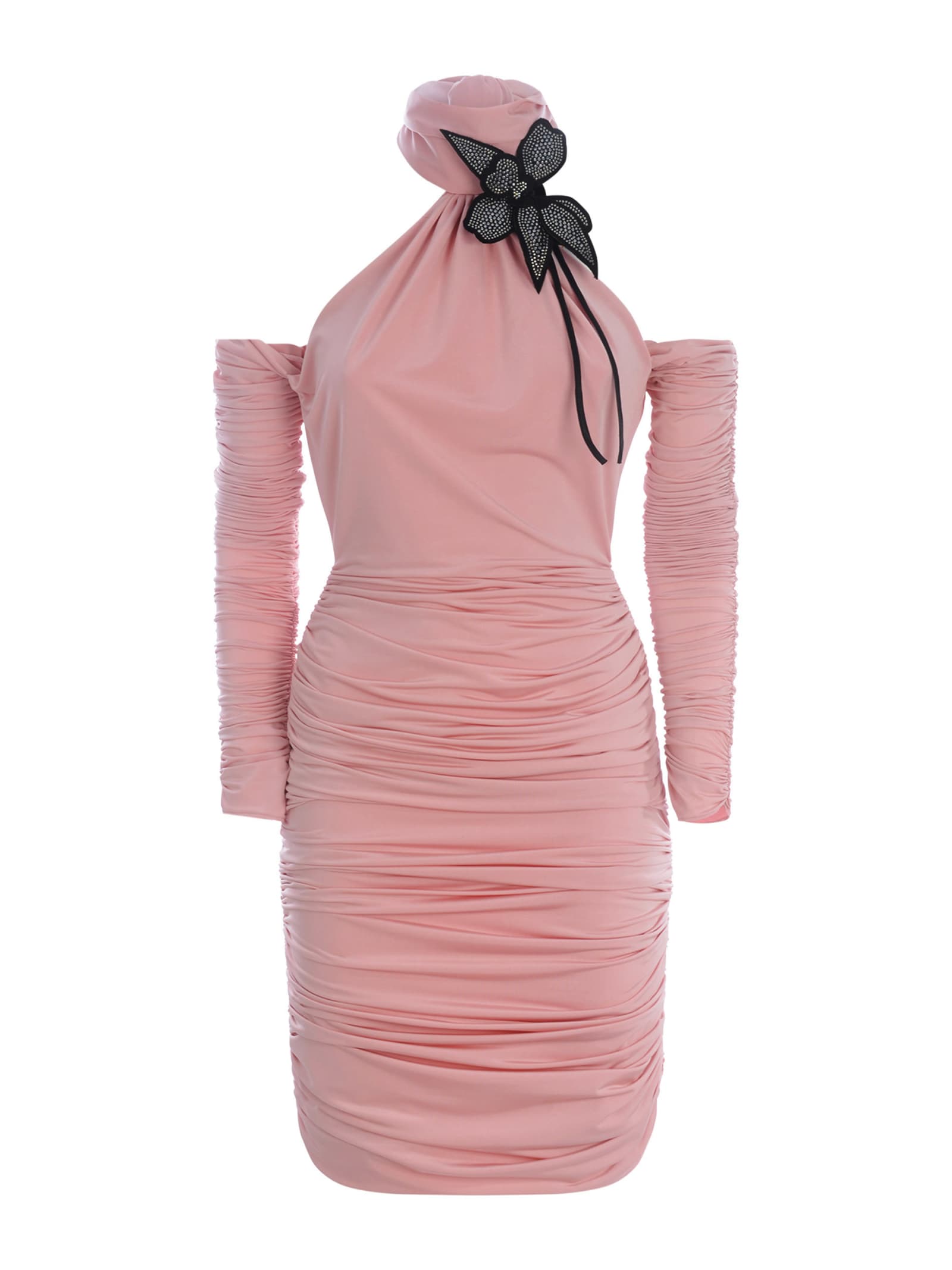 Shop Giuseppe Di Morabito Dress  Made Of Jersey In Rosa