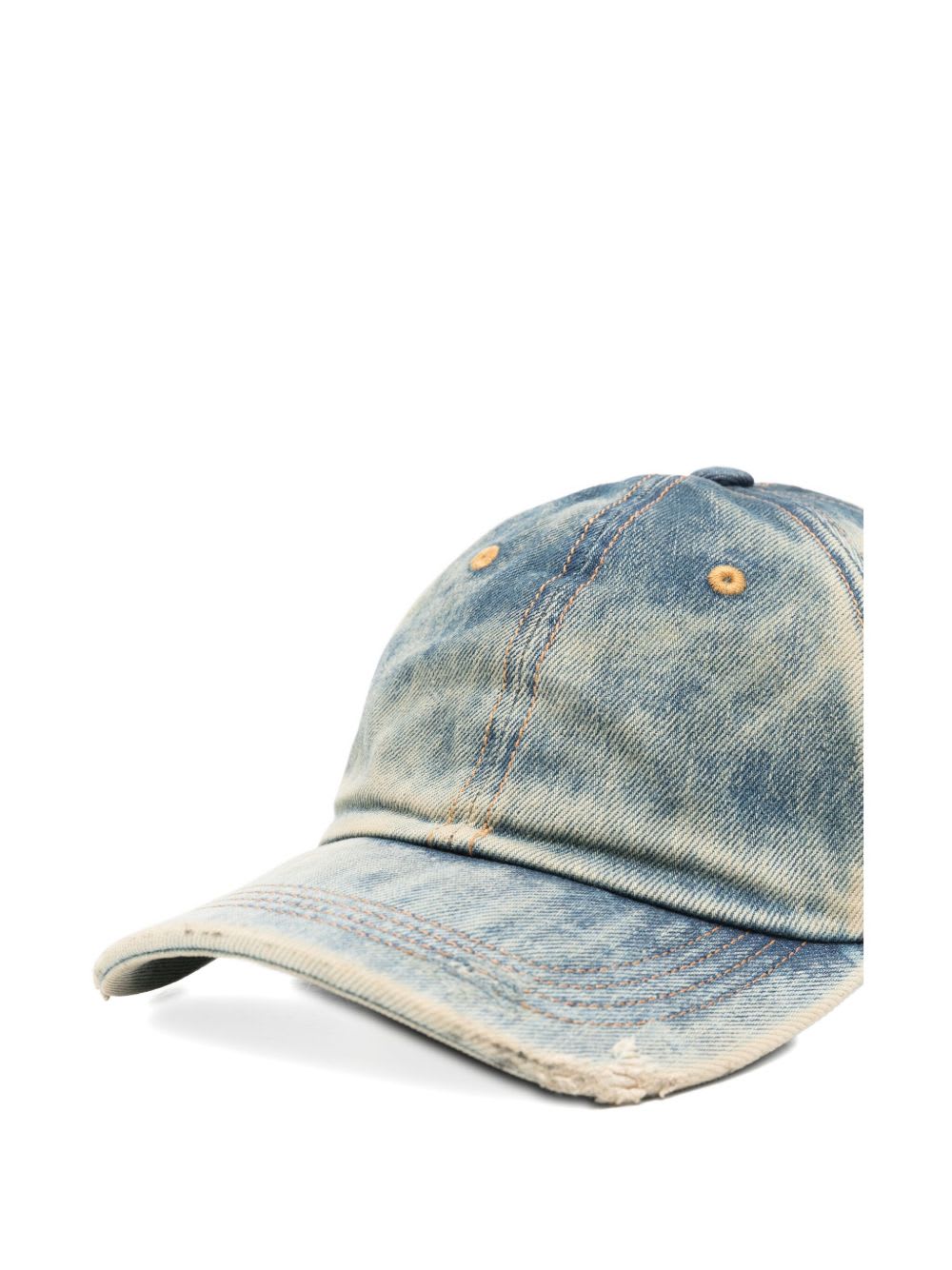 Acne Studios Blue Denim Classic Baseball Hat In Blue