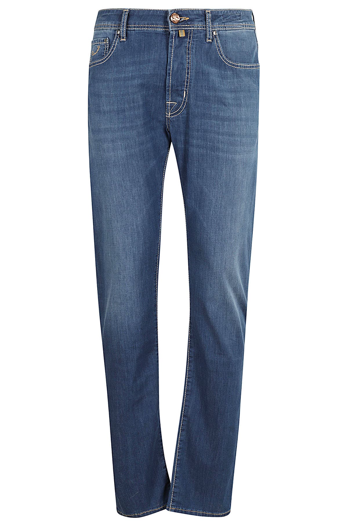 Shop Jacob Cohen Pant 5 Pkt In D Blu