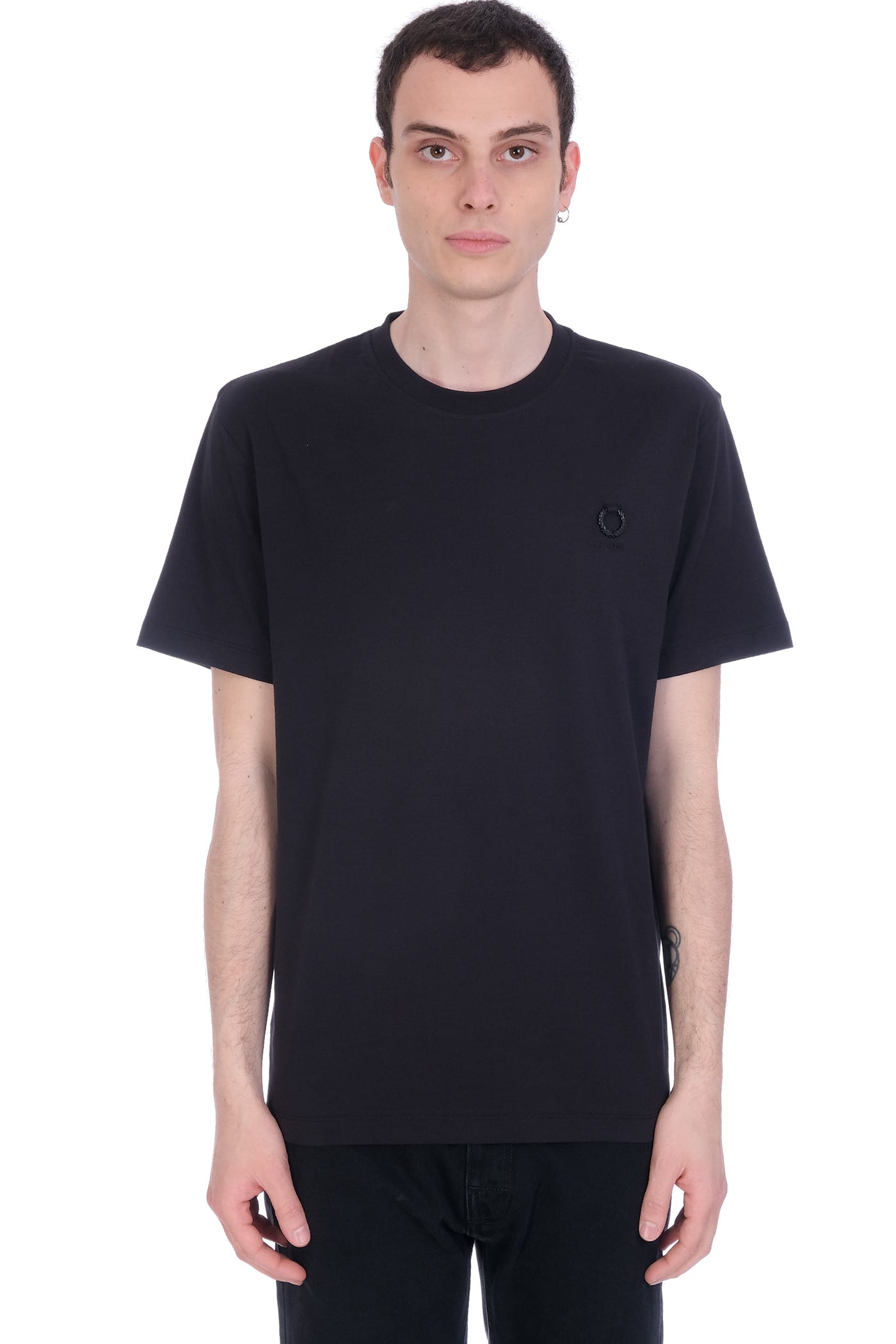 Fred Perry by Raf Simons T-shirt In Black Cotton