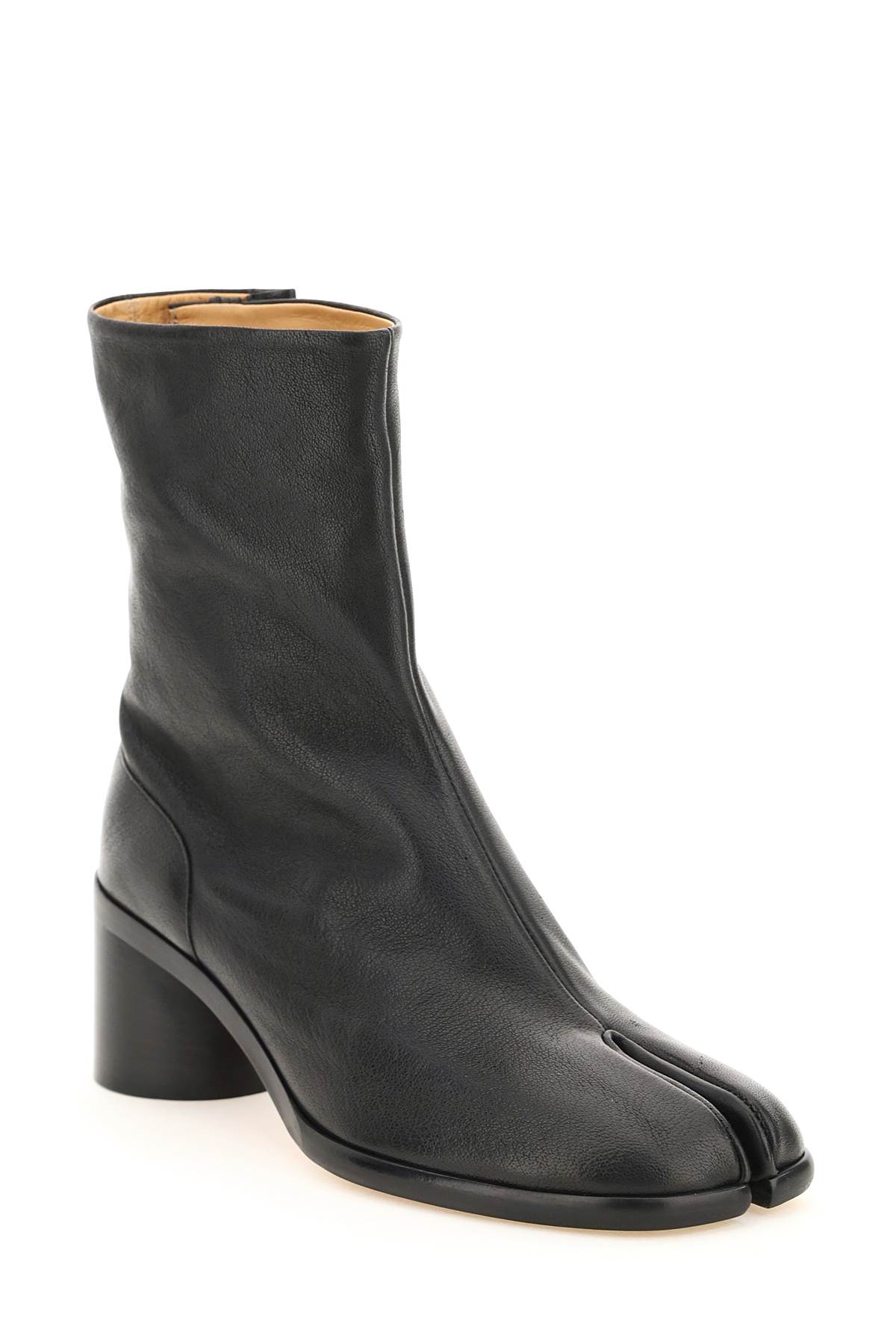 Shop Maison Margiela Tabi Ankle Boots In Black (black)