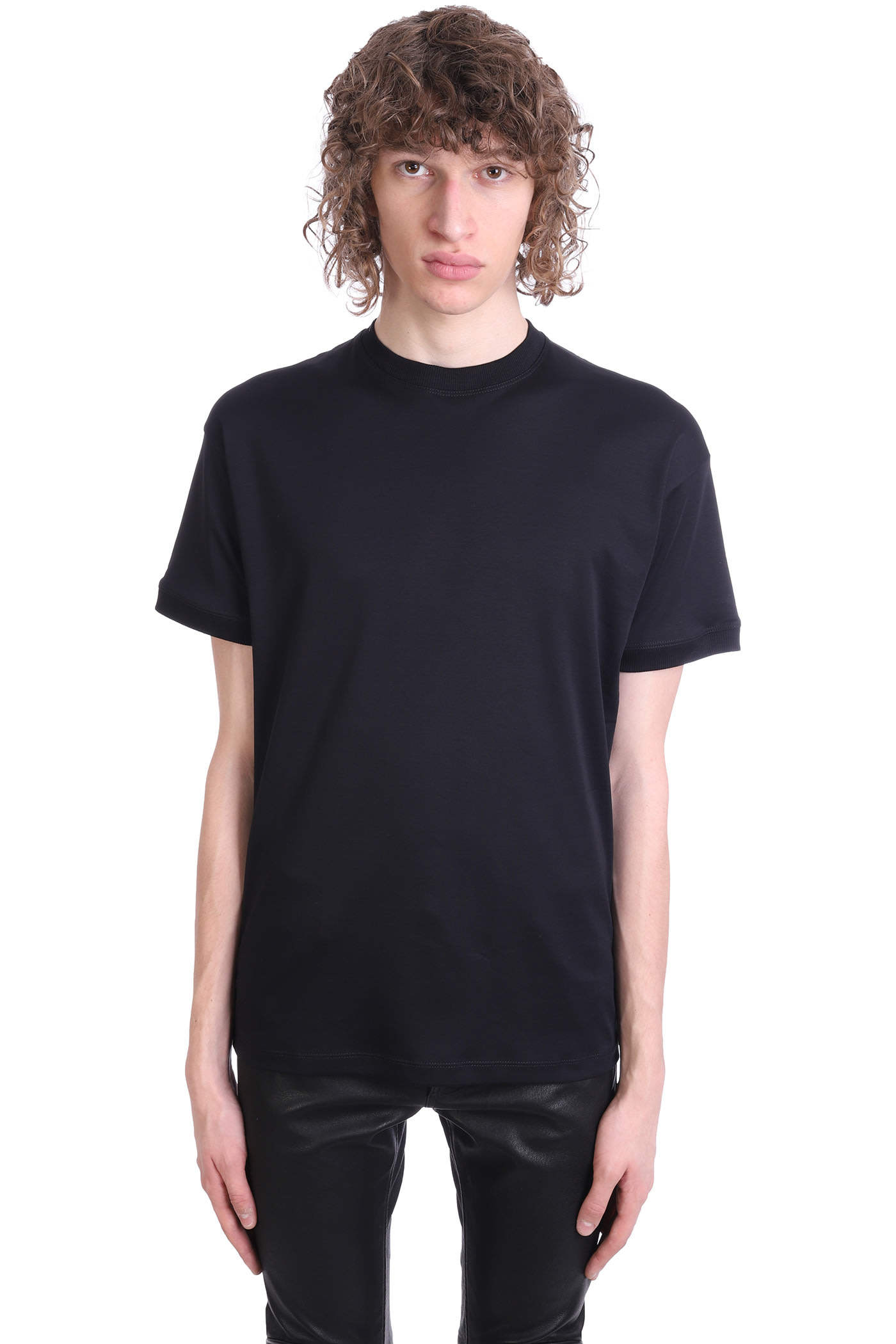 Jacob Lee T-shirt In Black Cotton