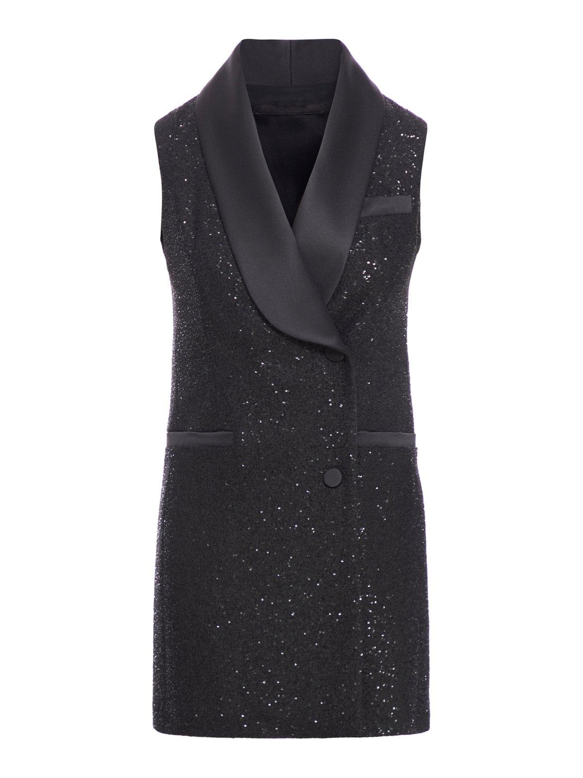 Shop Max Mara Embellished Sleeveless Dress In .