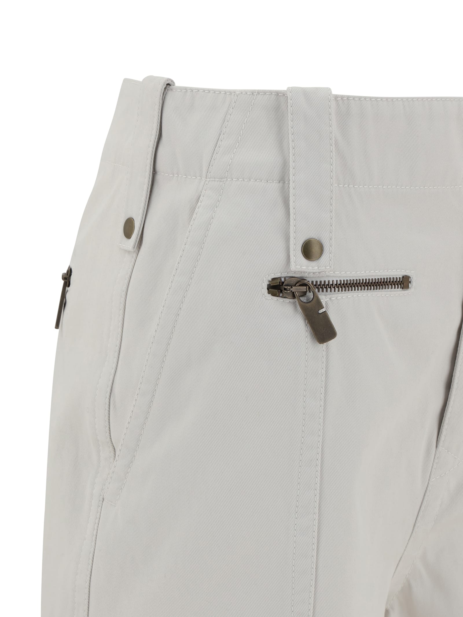 Shop Burberry Cotton Capri Pants