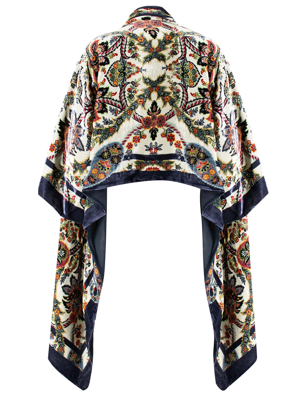 Shop Etro Jacket In Print On Beige Base