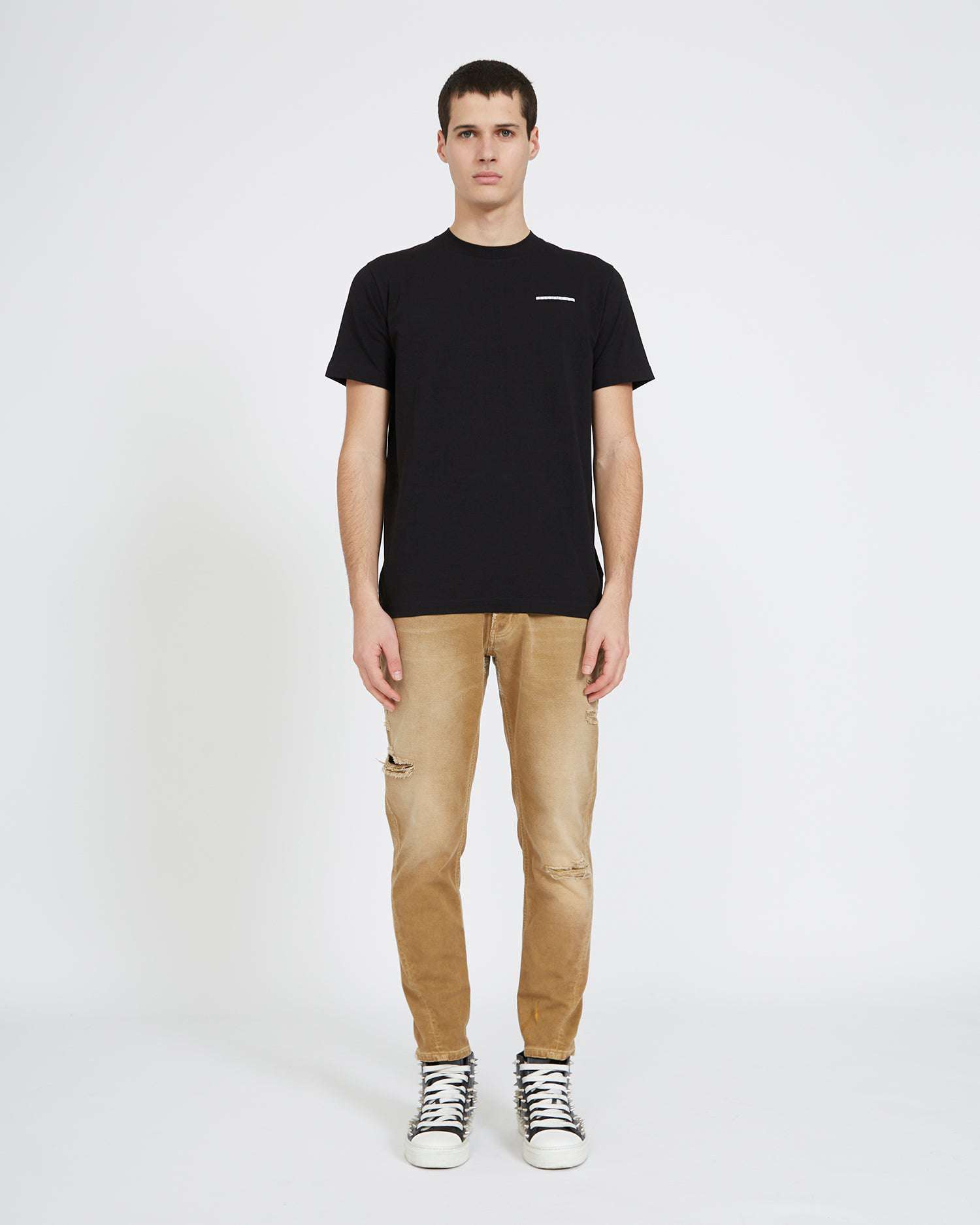 Shop John Richmond Slim Jeans In Camel