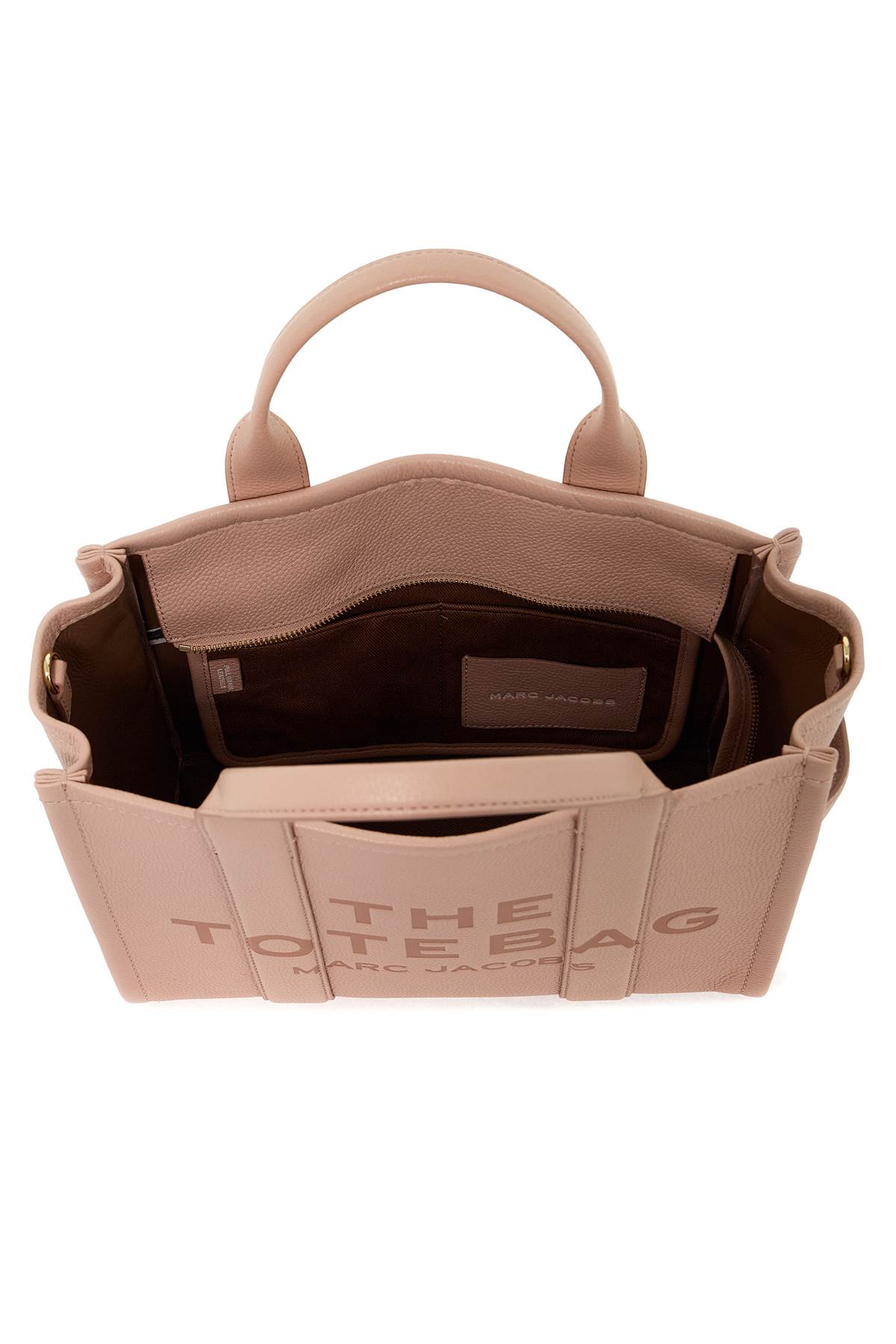 Marc Jacobs The Leather Medium Tote Bag In Pink
