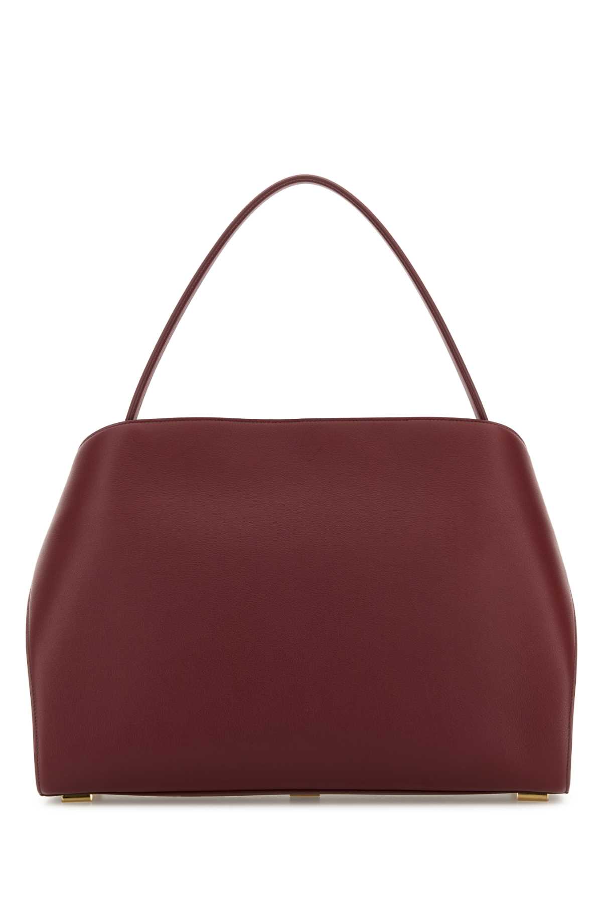 Ferragamo Red Hug Soft Large Shoulder Bag In Colredpla