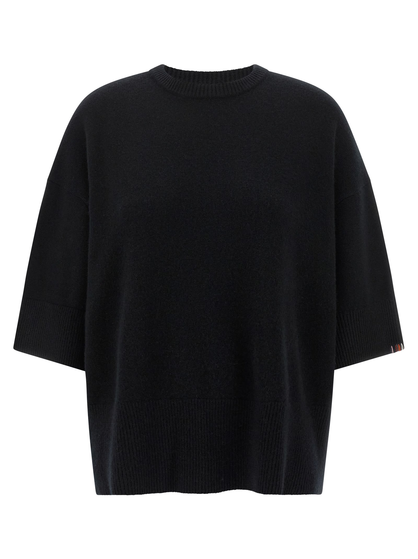 Extreme Cashmere N°433 Sassie Cashmere Sweater In Black