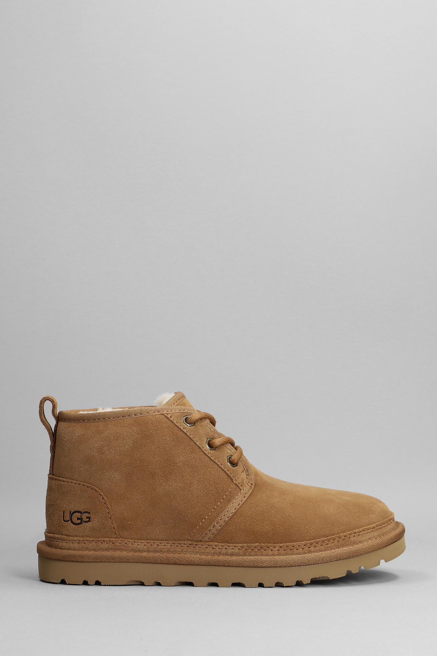 UGG Neumel Lace Up Shoes In Leather Color Suede