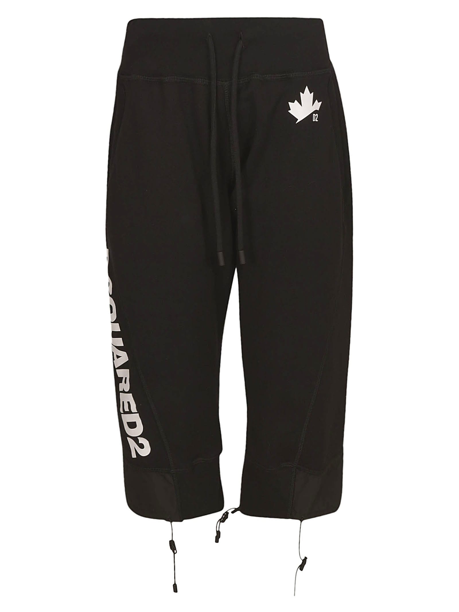 Dsquared2 Logo Sided Cropped Track Pants