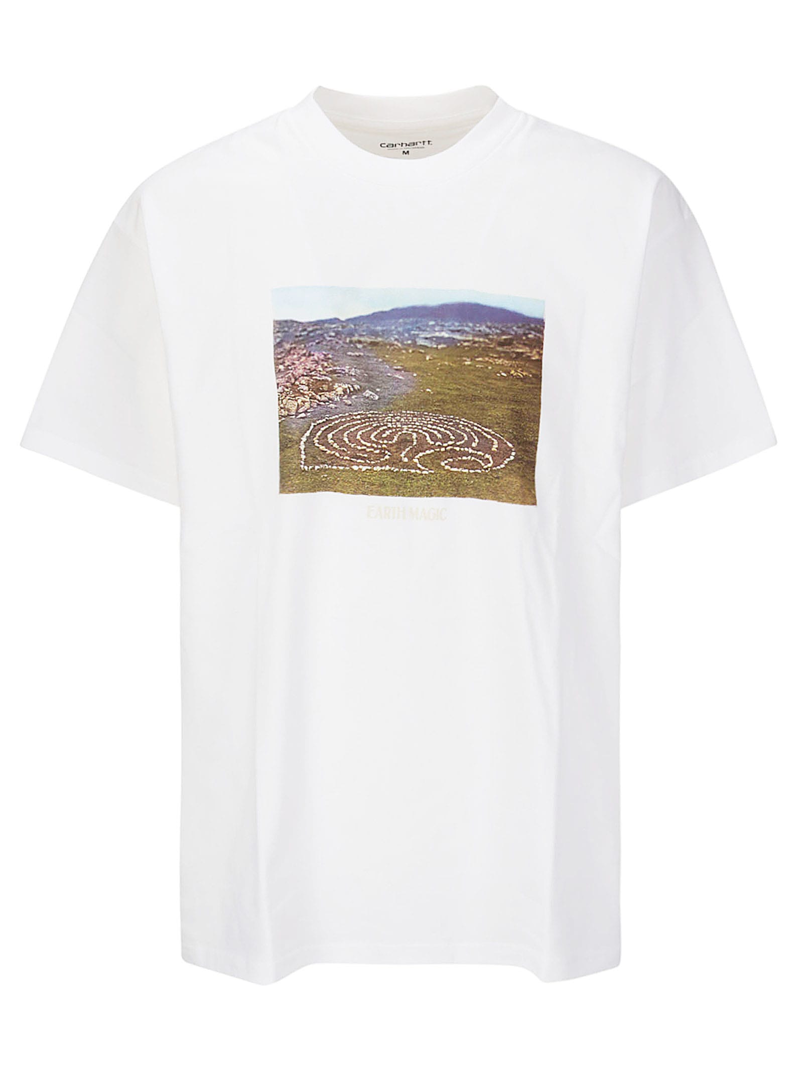 Shop Carhartt S/s Earth Magic T-shirt In White