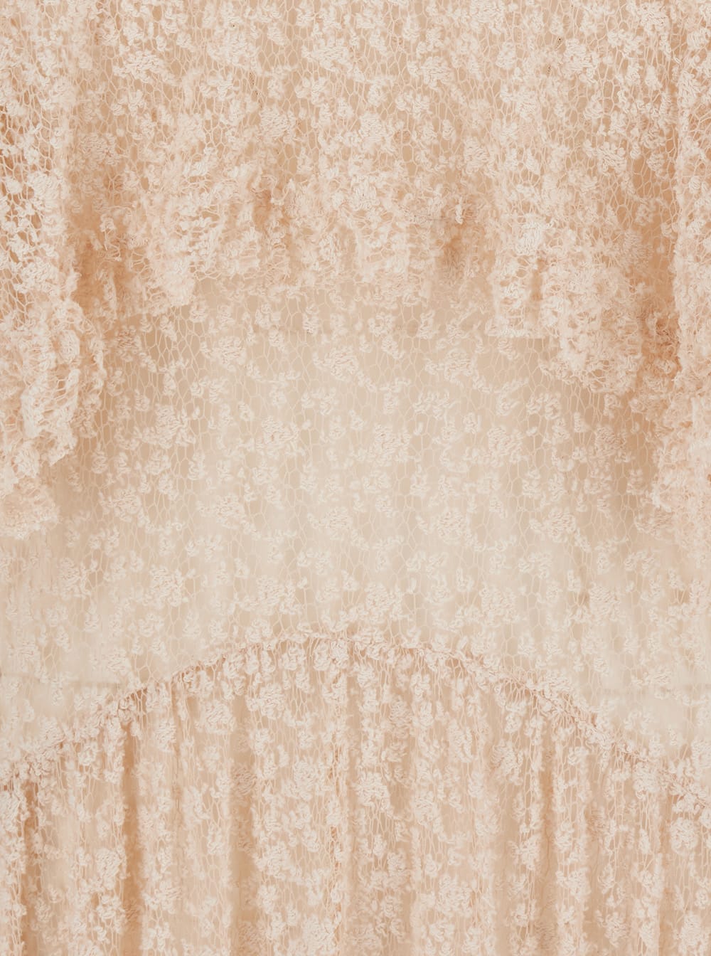 Philosophy Di Lorenzo Serafini Pink Long Dress With Crossed Straps On The Back In Lace Woman In Pink