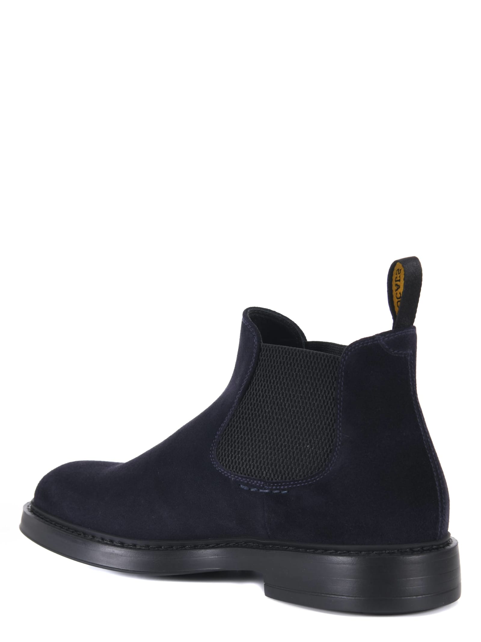 Shop Doucal's Doucals Suede Ankle Boots In Blue