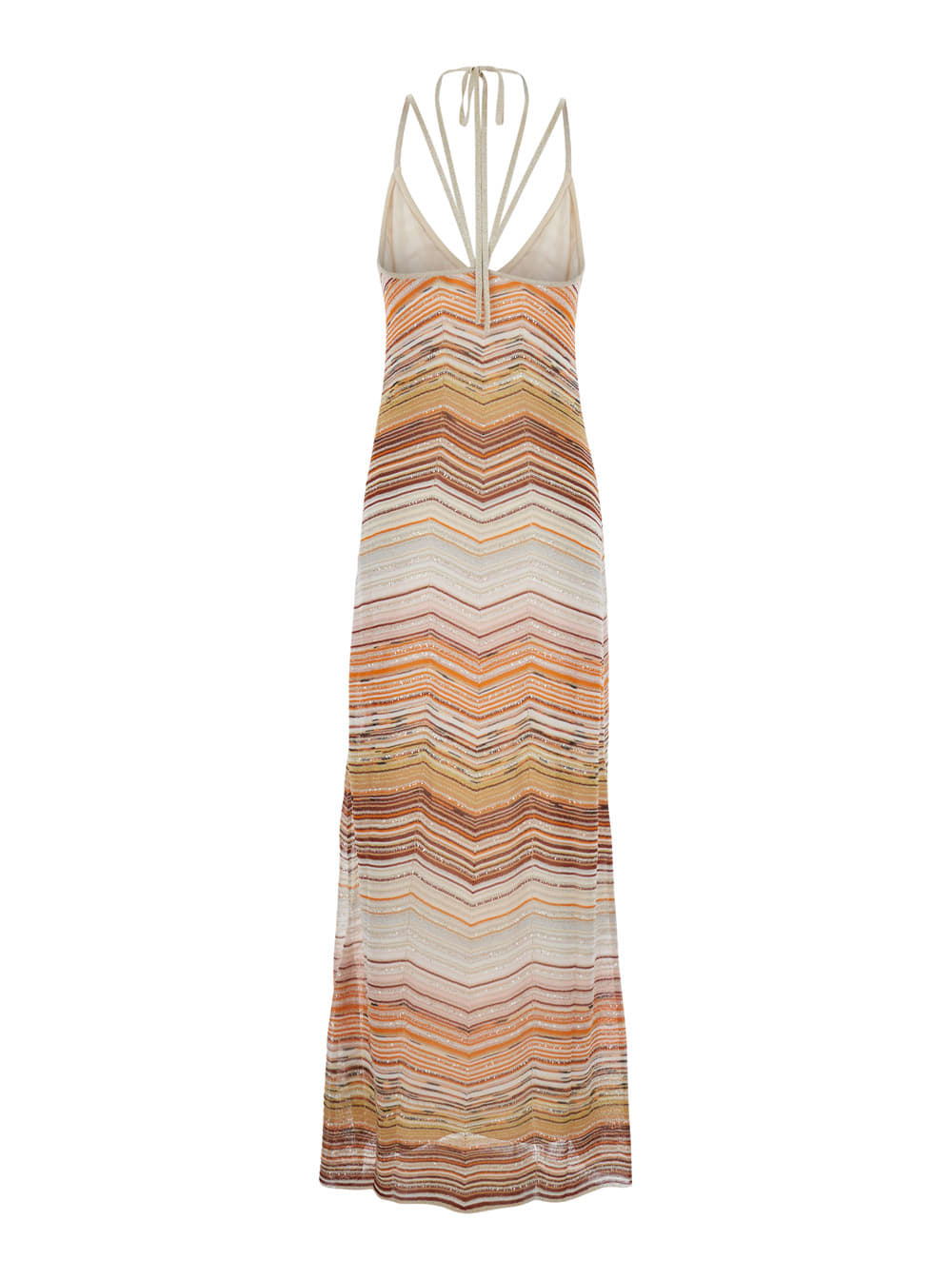 Shop Missoni Beige Long Dress
