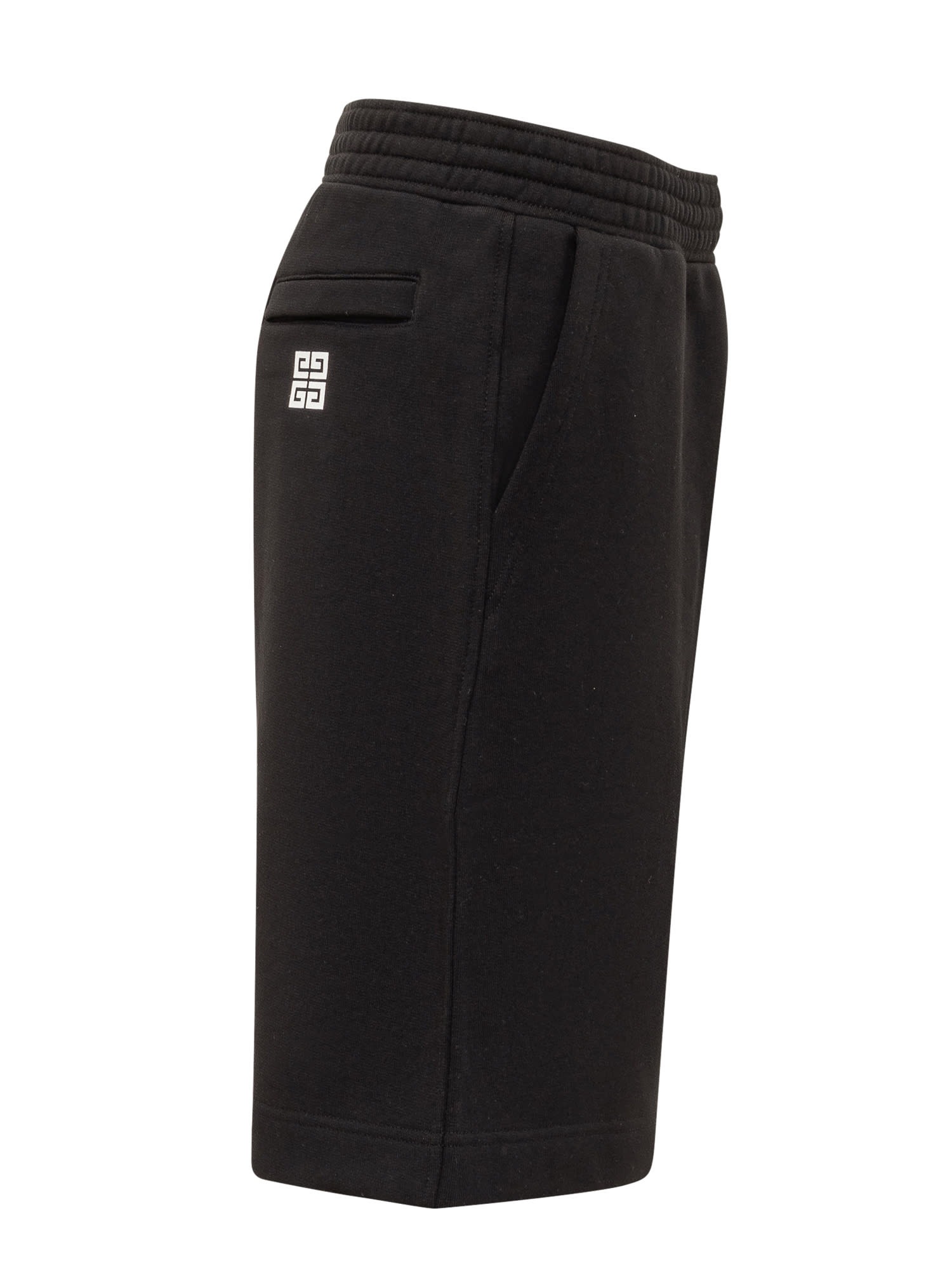 Givenchy Logo-embroidered Swim Shorts In Black