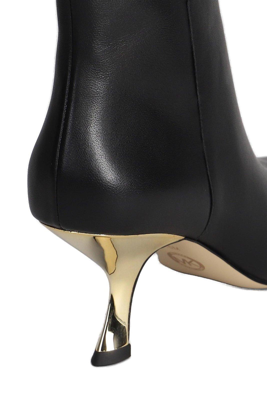 Shop Michael Kors Heeled Ankle Boots In Black