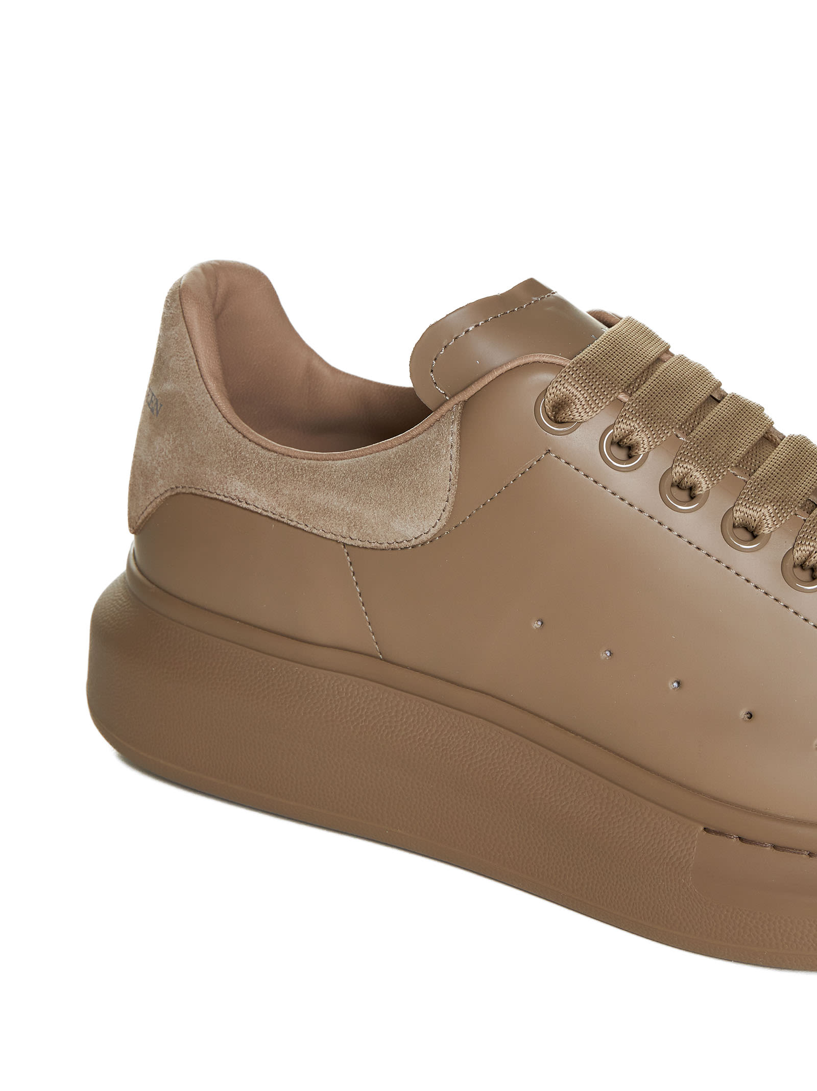 Shop Alexander Mcqueen Sneakers In Stone/stone