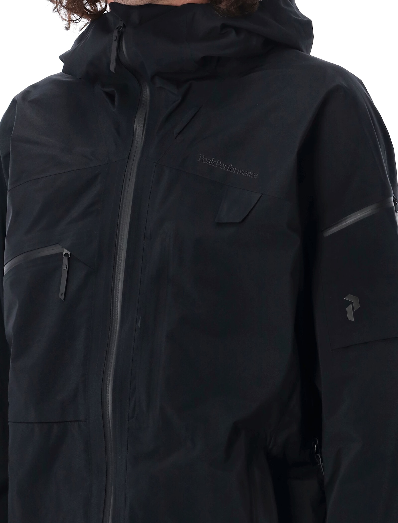 Shop Peak Performance Alpine Gore-tex Jacket In Black