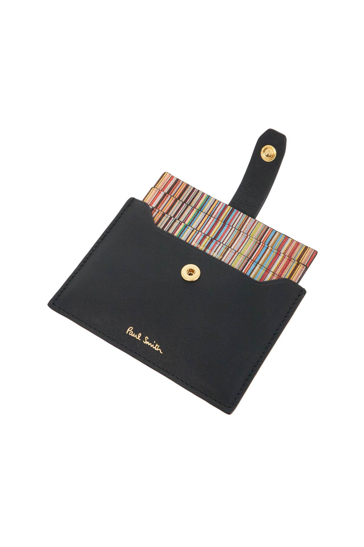 Shop Paul Smith Cardholder With Extractable Slots In Black (black)