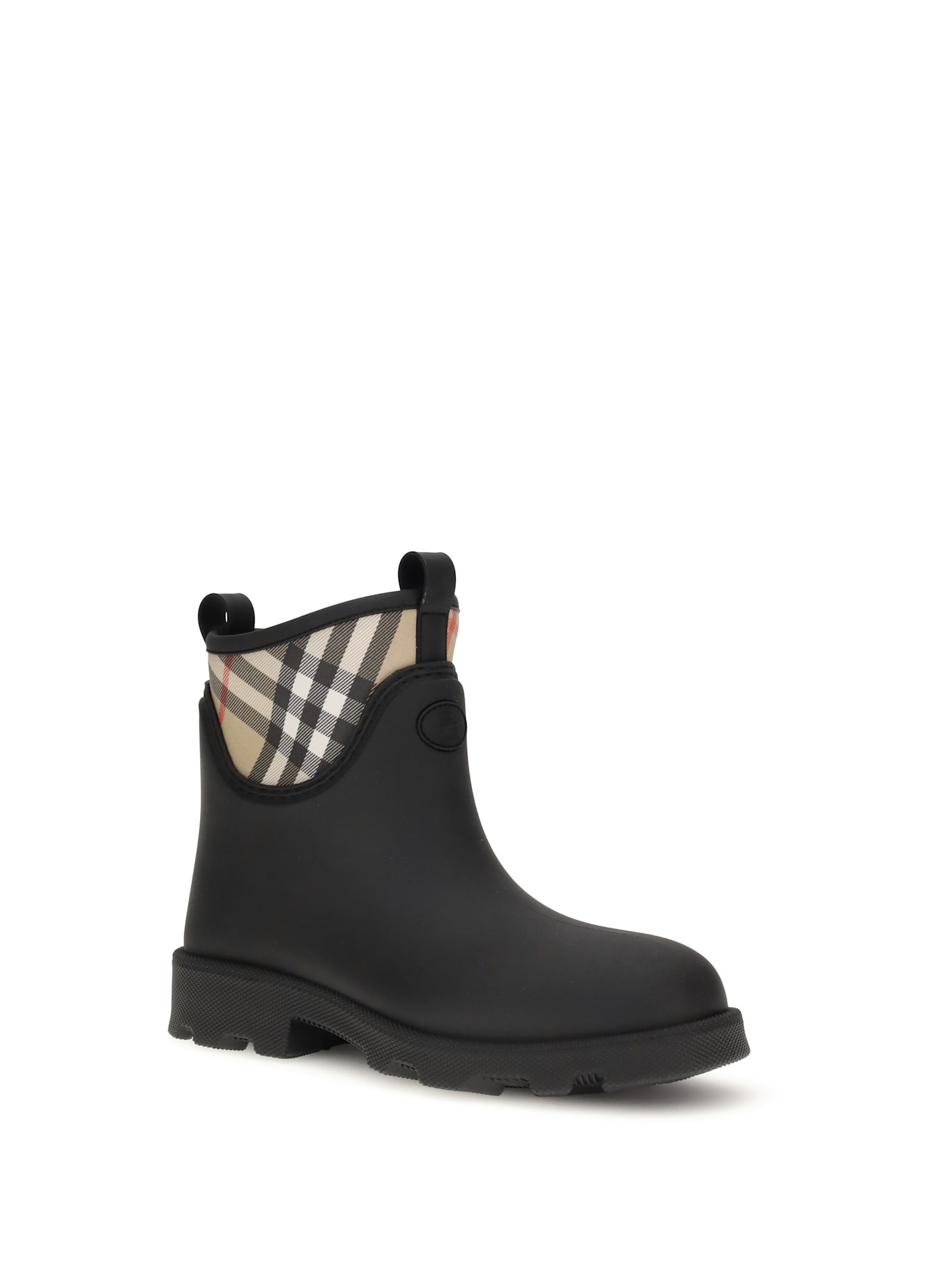 Burberry Marsh Stamp Rubber Ankle Boots