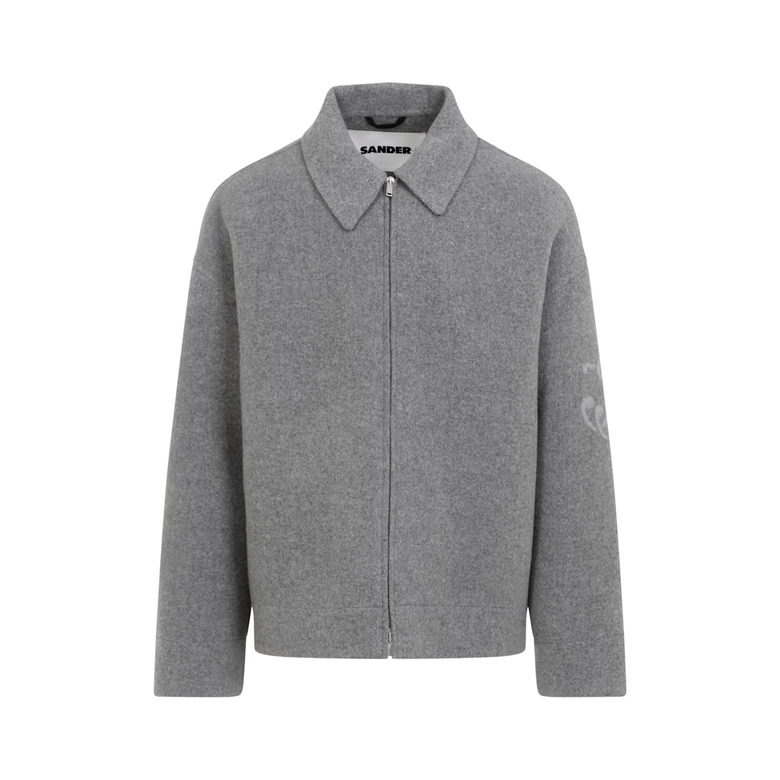 Shop Jil Sander Virgin Wool Coat In Pebble