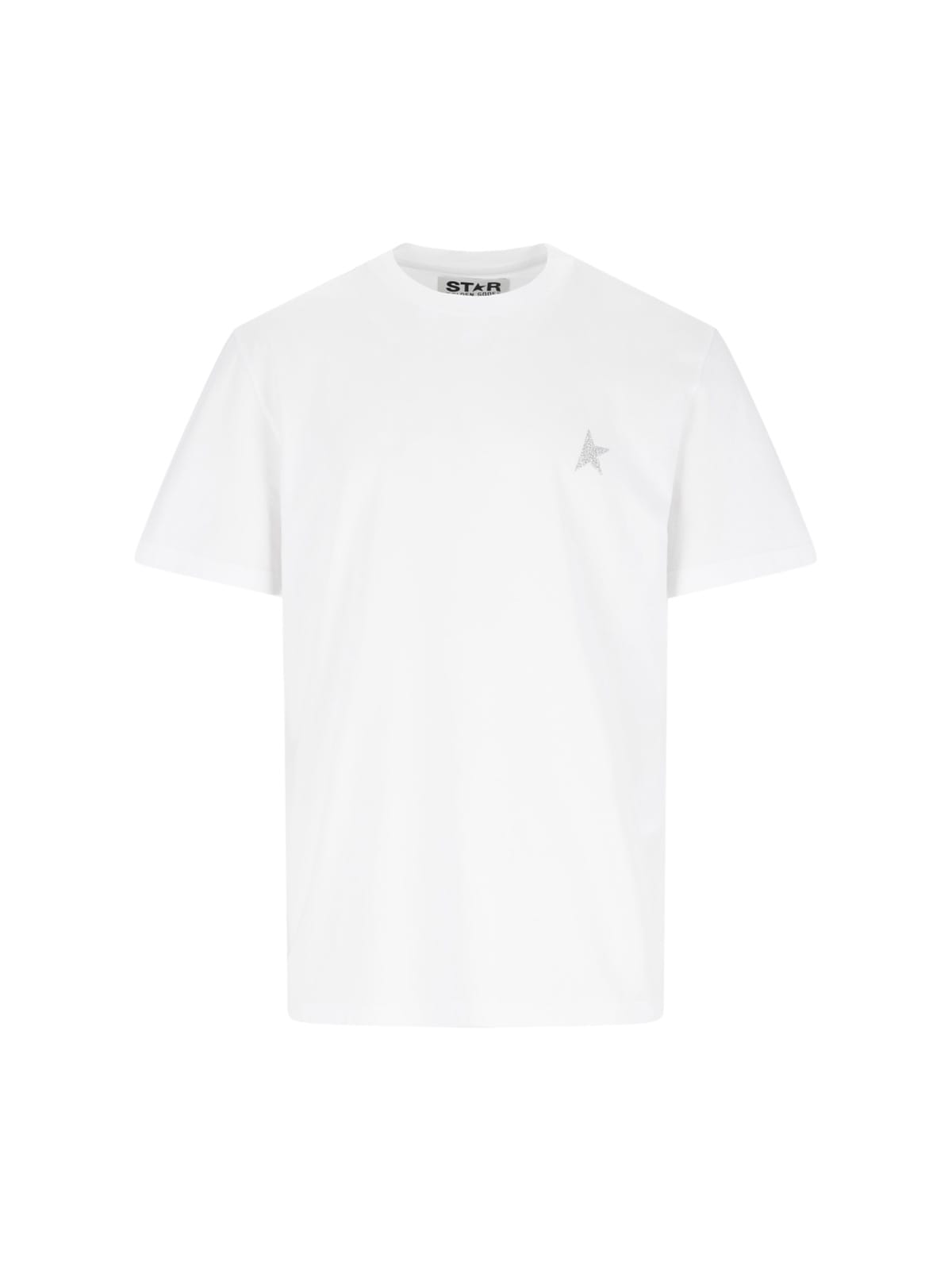 Shop Golden Goose Star Logo T-shirt In White