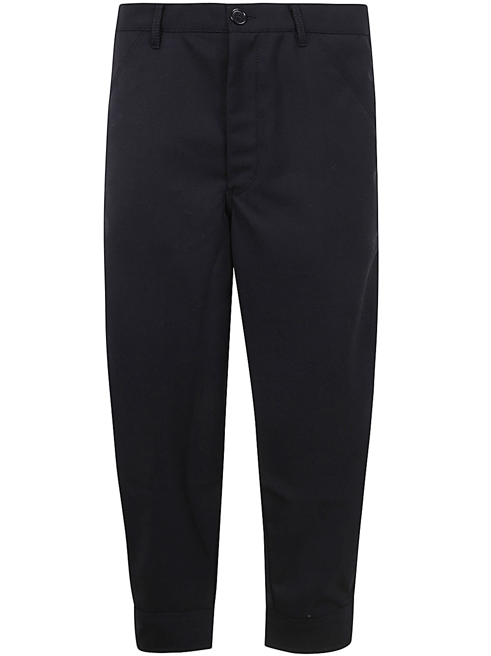 Shop Comme Des Garçons Shirt Mens Pants Woven In Black