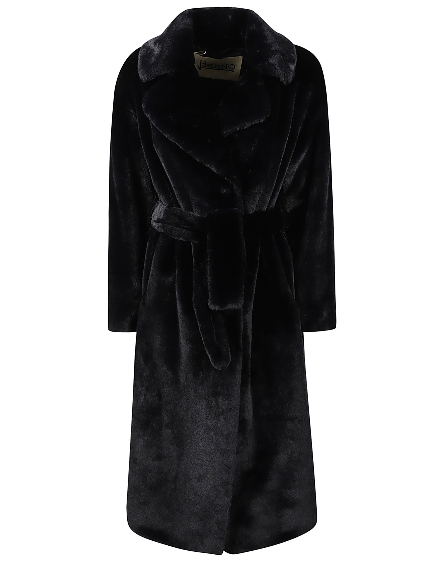 Shop Herno Coat In Nero