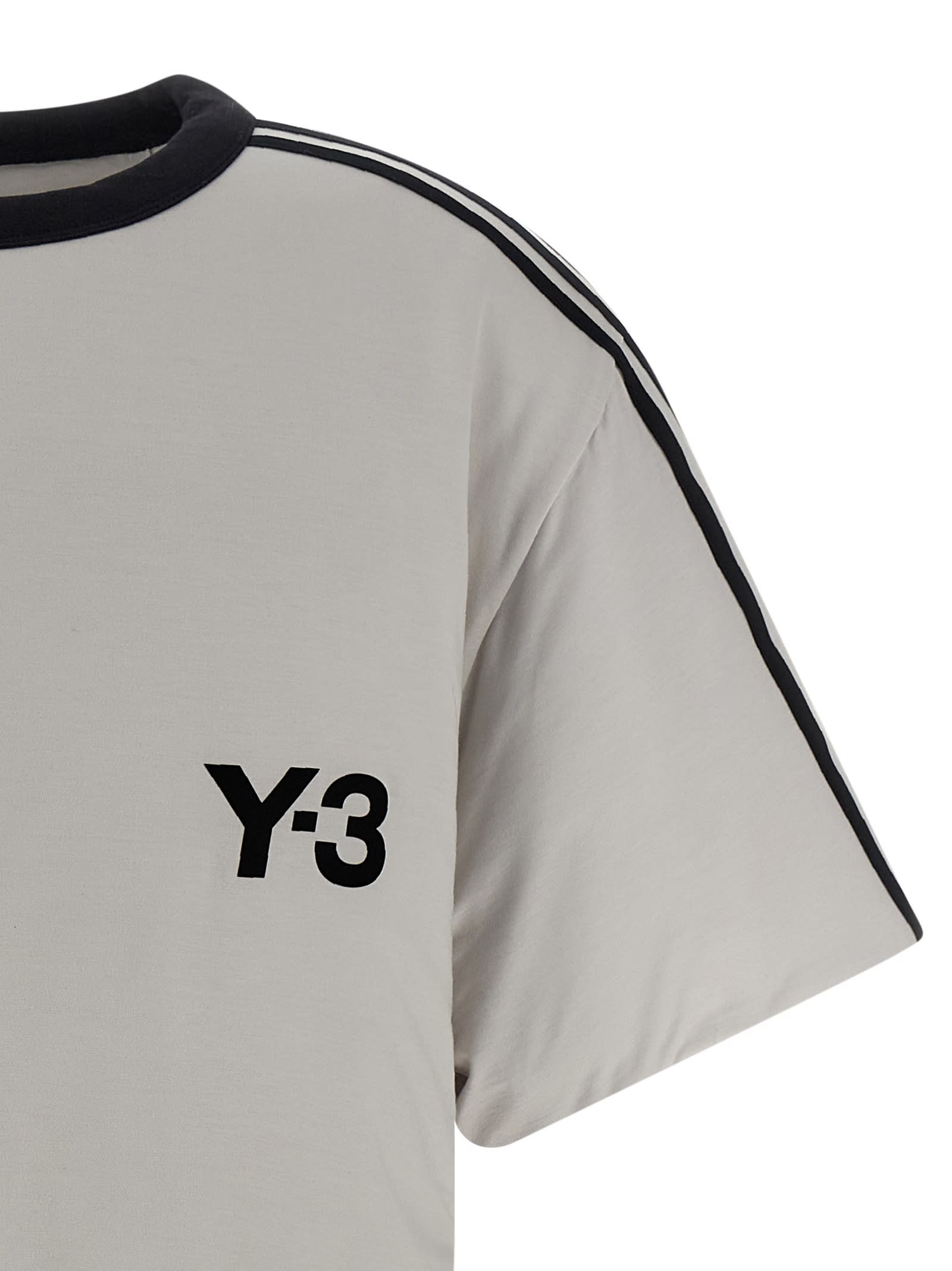 Y-3 Padded T-shirt In Gray