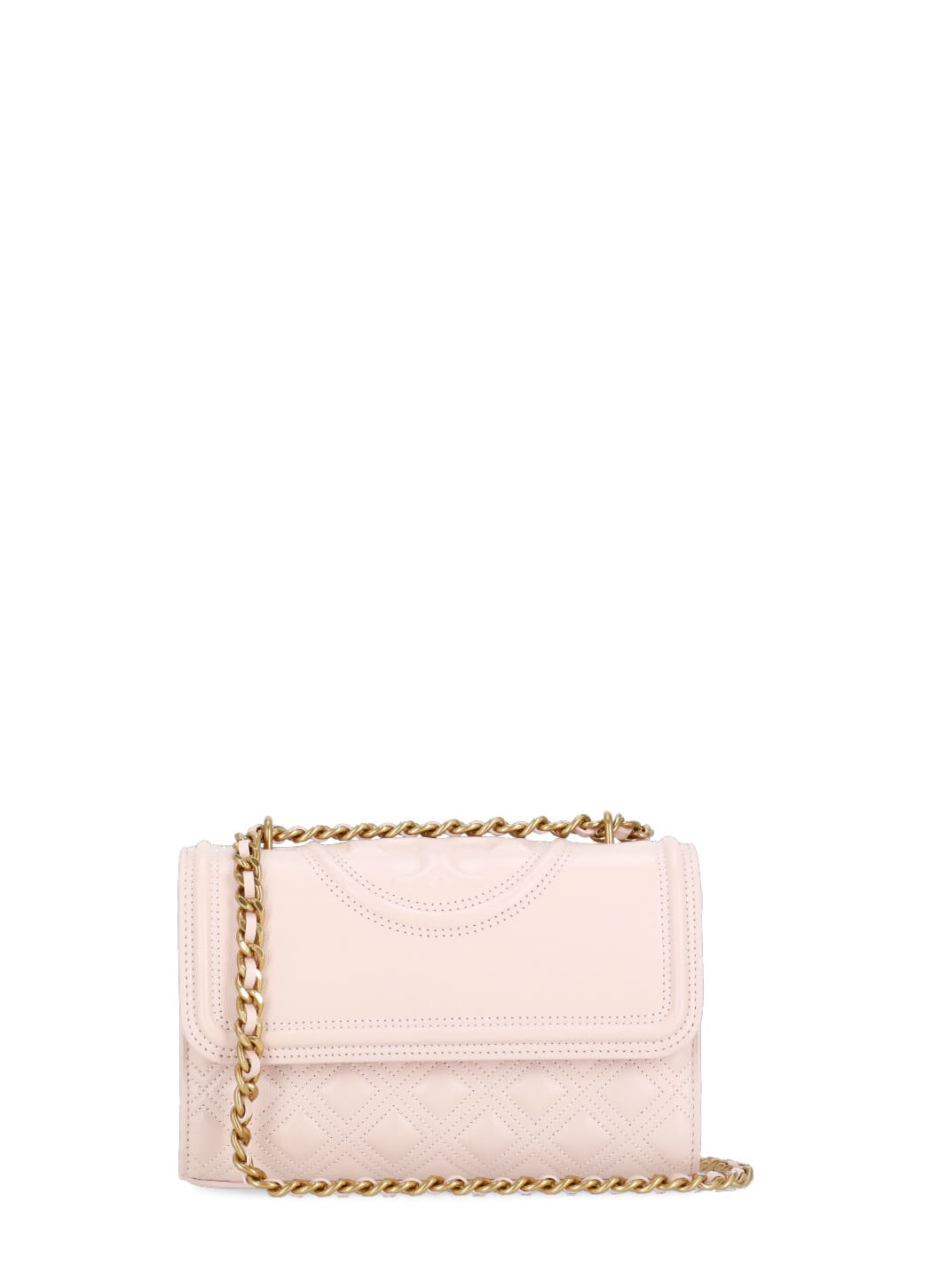 Shop Tory Burch Fleming Small Shoulder Bag In Pink